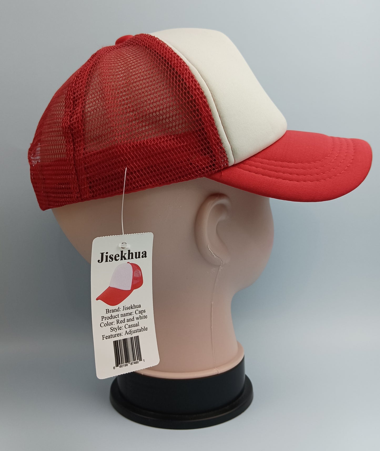 Jisekhua caps casual hat DIY do logo outdoor travel sun hat children summer breathable sponge mesh cap