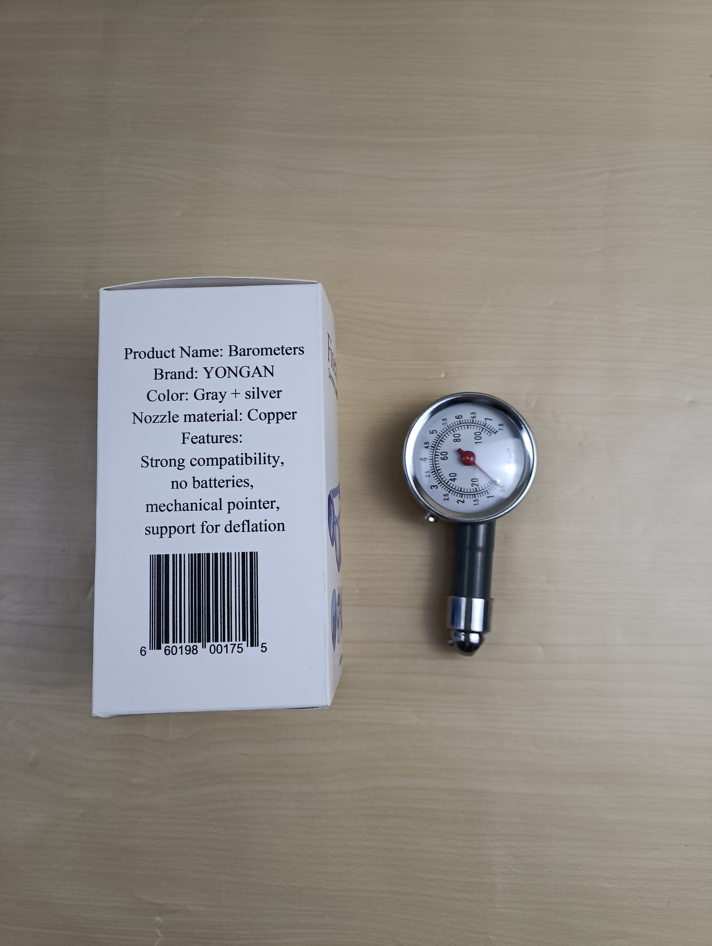 YONGAN Barometers Barometer High Precision Portable Car Tire Pressure Monitor Digital Tire Pressure Gauge Tire Pressure Gauge for Car