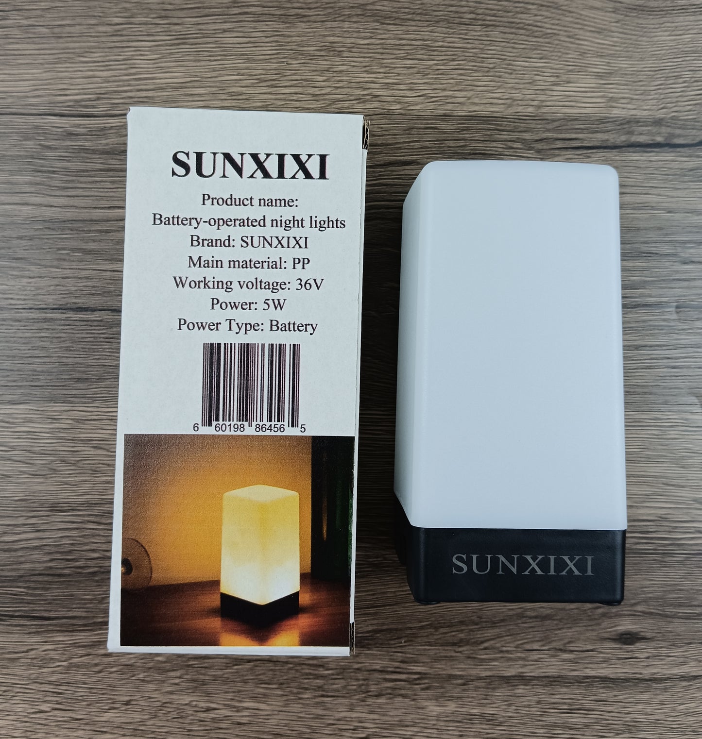 SUNXIXI Battery-operated night lights Bar table lamp bar table lamp rechargeable LED werewolf kill number light card seat number light script kill ambient light