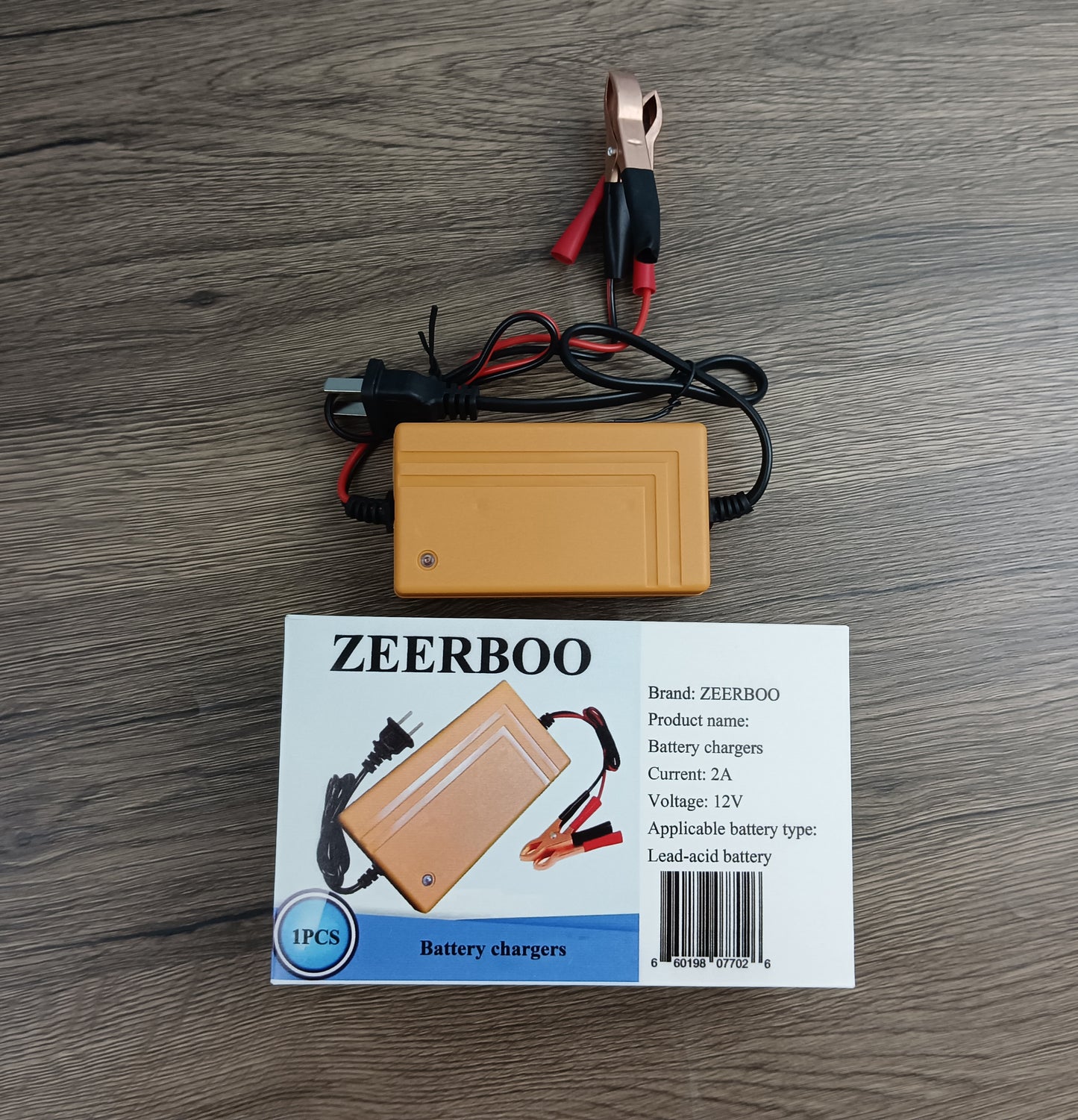 ZEERBOO Battery chargers car battery charger universal lead acid battery scooter 12 volt smart charger