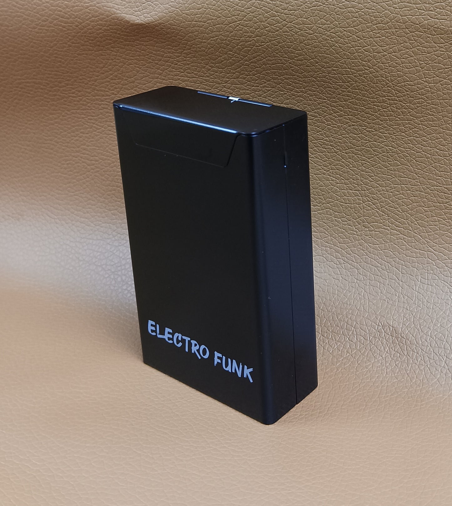 Electro funk Boxes for electronic cigarettes loaded electronic cigarette case metal box men's ultra-thin aluminum alloy a creative portable shell electronic cigarette case waterproof