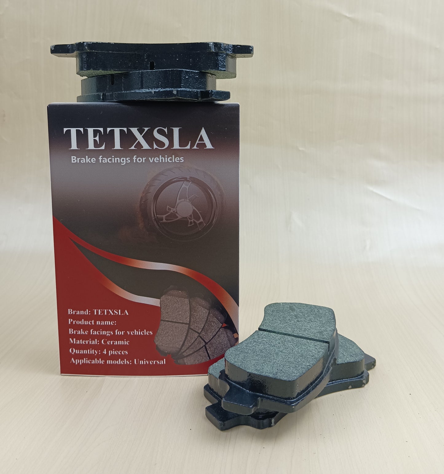 TETXSLA Brake facings for vehicles electric car disc brake pads motorcycle brake pads battery car oil brake brake pads rear disc brake dual cylinder universal disc brake pads