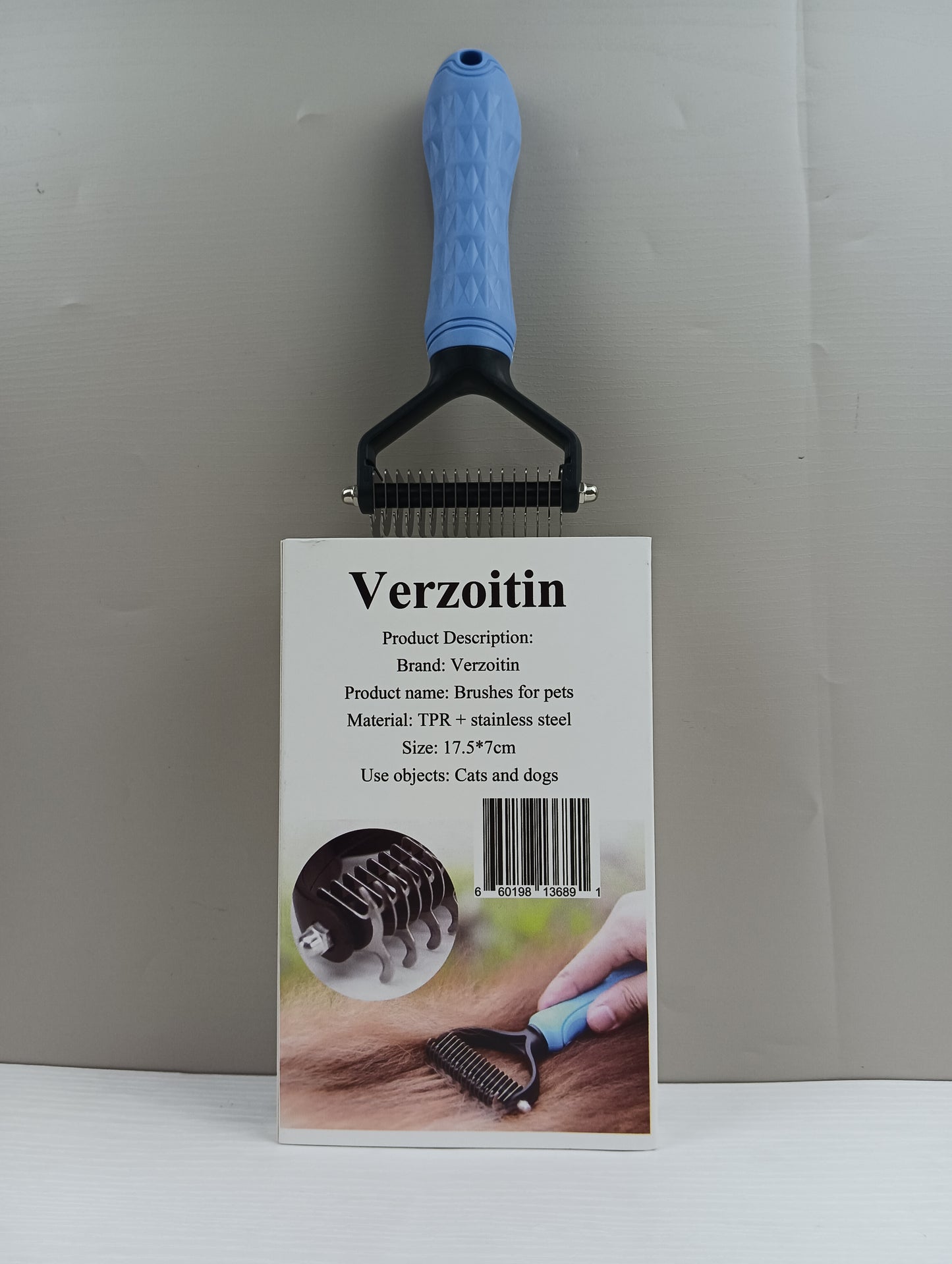 Verzoitin Brushes for pets Pet Combs Dog Hair Combs Fade Combs Get Rid of Floating Hair Detangling Combs Dog Rake Combs De-Shedding Large Dogs Dog Combs for Cats