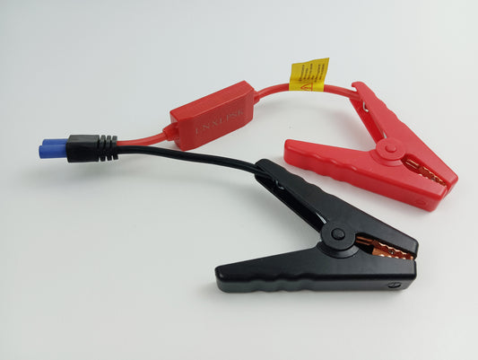 LNXLPSK Cable jump leads jump starter cable with battery clips Replacement alligator clips to connector car jumper cable for emergency portable car jump starter battery booster cable