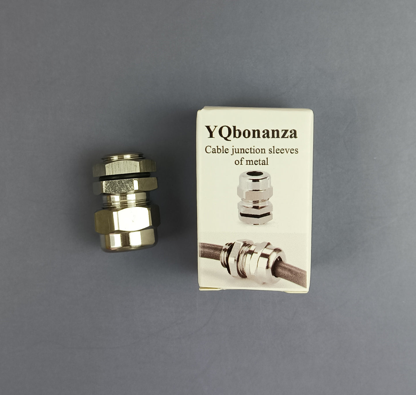 YQbonanza Cable junction sleeves of metal stainless steel sealed metal waterproof joints cable wire connectors fixed universal cable linker compatibility