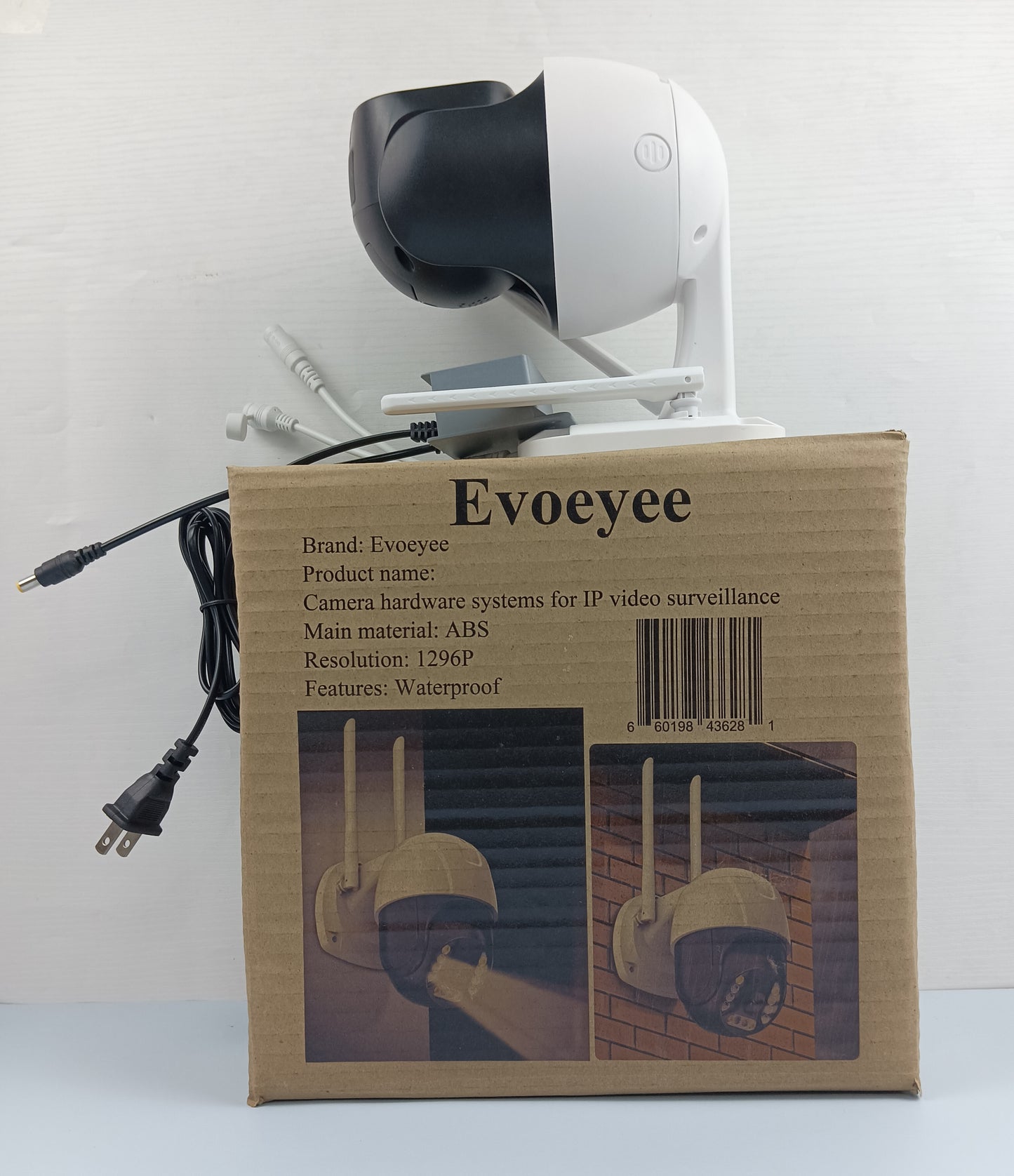 Evoeyee Camera hardware for IP (Internet protocol) video surveillance Surveillance camera 360 degree connectivity cell phone remote monitoring no power no network wireless HD camera