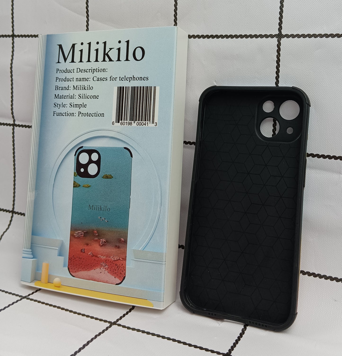 Milikilo Cases for telephones cell phone case full package anti-drop men and women new liquid silicone soft case ultra-thin frosted universal protective cover