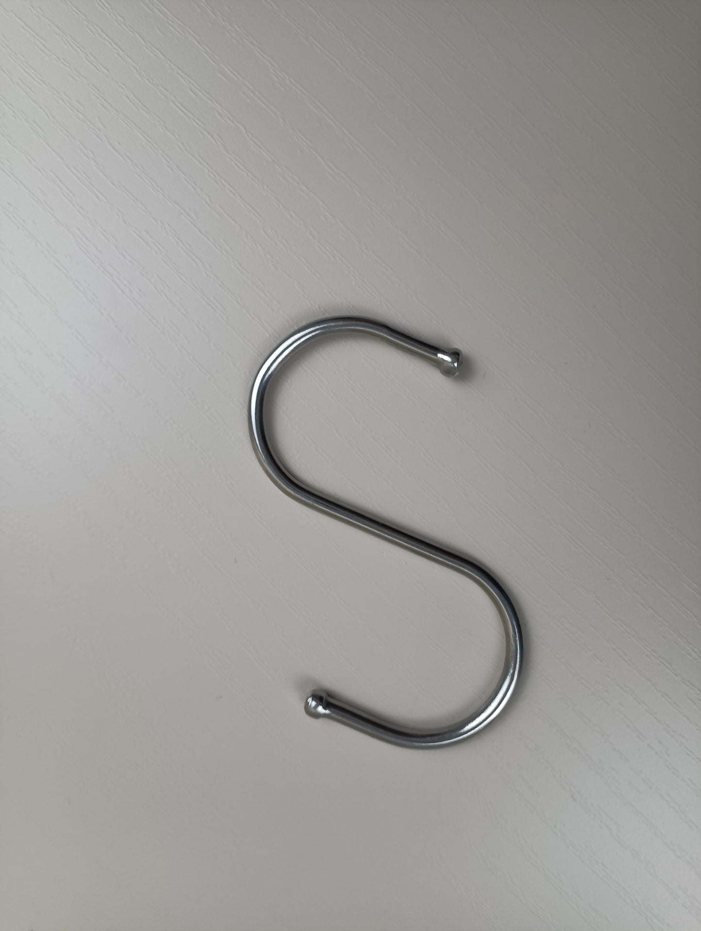 Bawojihui Clothes hooks of metal Stainless steel s-shaped hooks thickened s hook dormitory wall bathroom toilet kitchen shelf small department store closet hooks