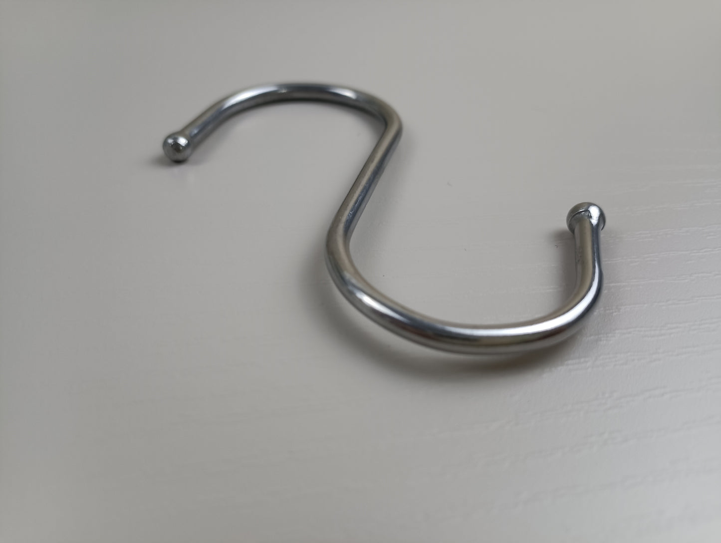 Bawojihui Clothes hooks of metal Stainless steel s-shaped hooks thickened s hook dormitory wall bathroom toilet kitchen shelf small department store closet hooks