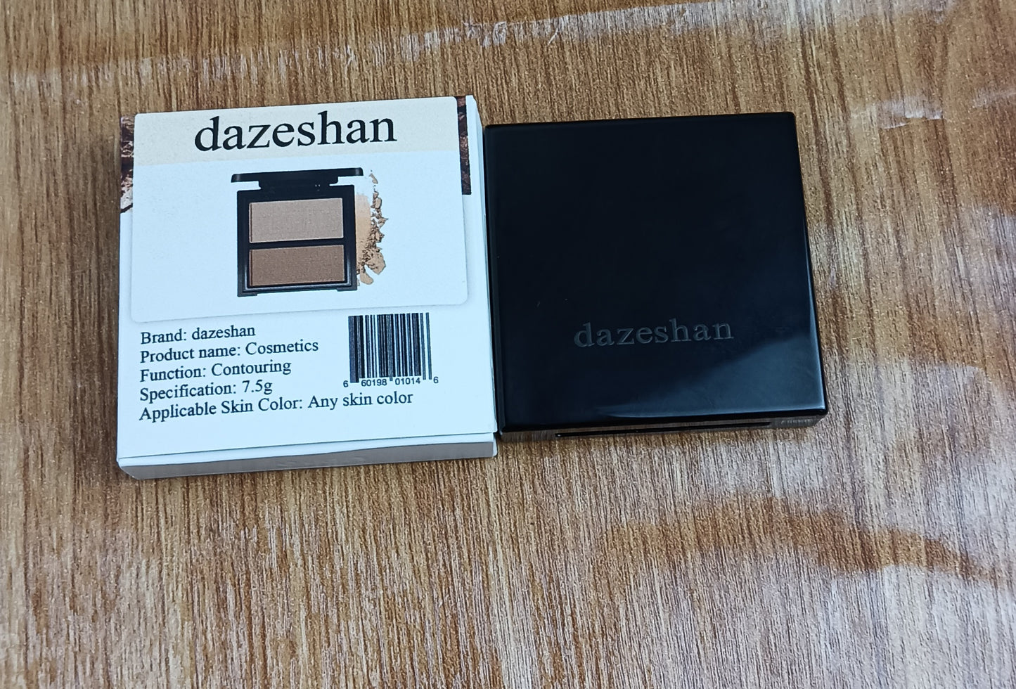 dazeshan Cosmetics and make-up finishing powder highlighter shadow powder nose shadow side shadow powder waterproof pearlescent dual color finishing palette set