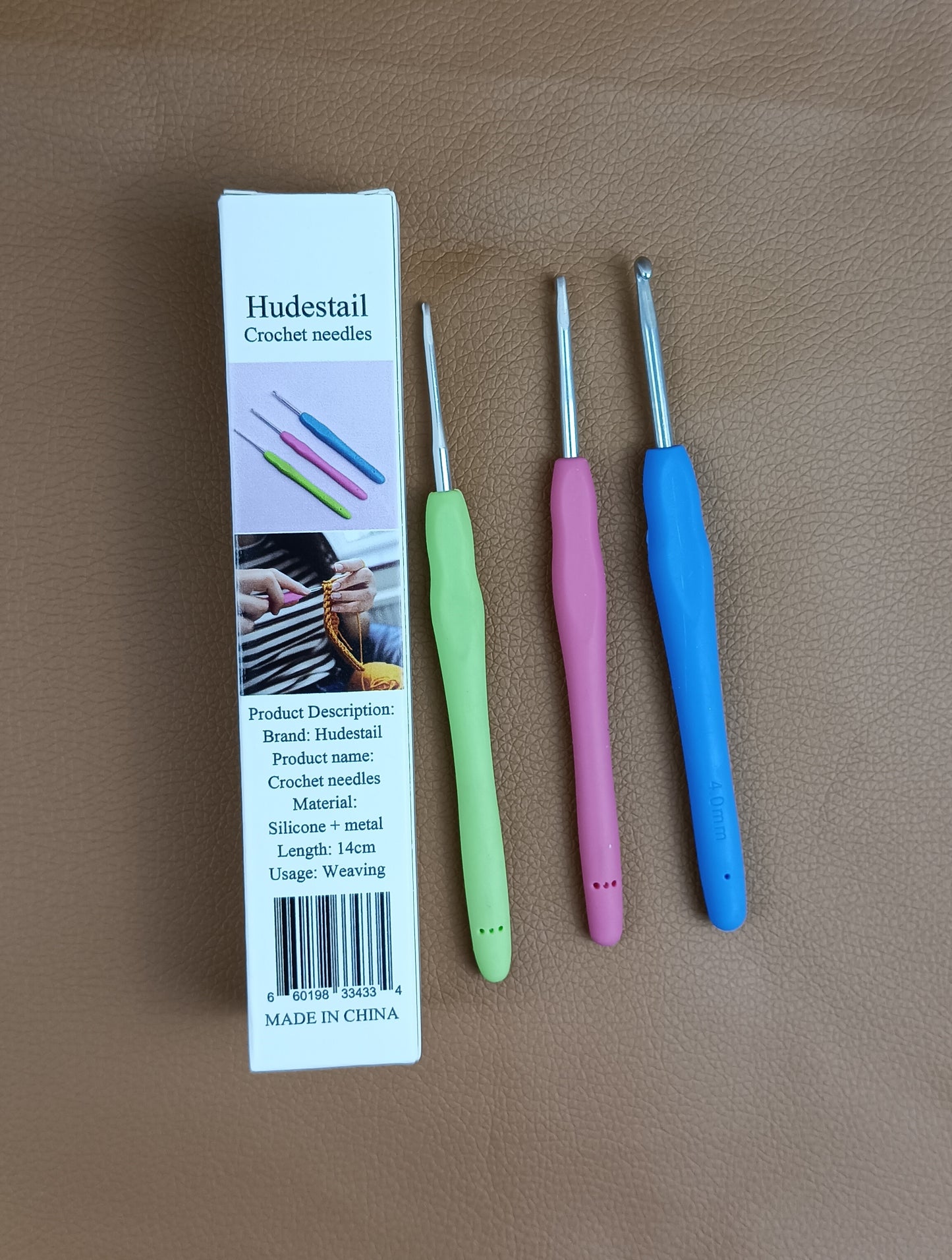 Hudestail Crochet needles Multi-use crochet hook knitting wool thick needle hand knitting sweater scarf diy home tool set