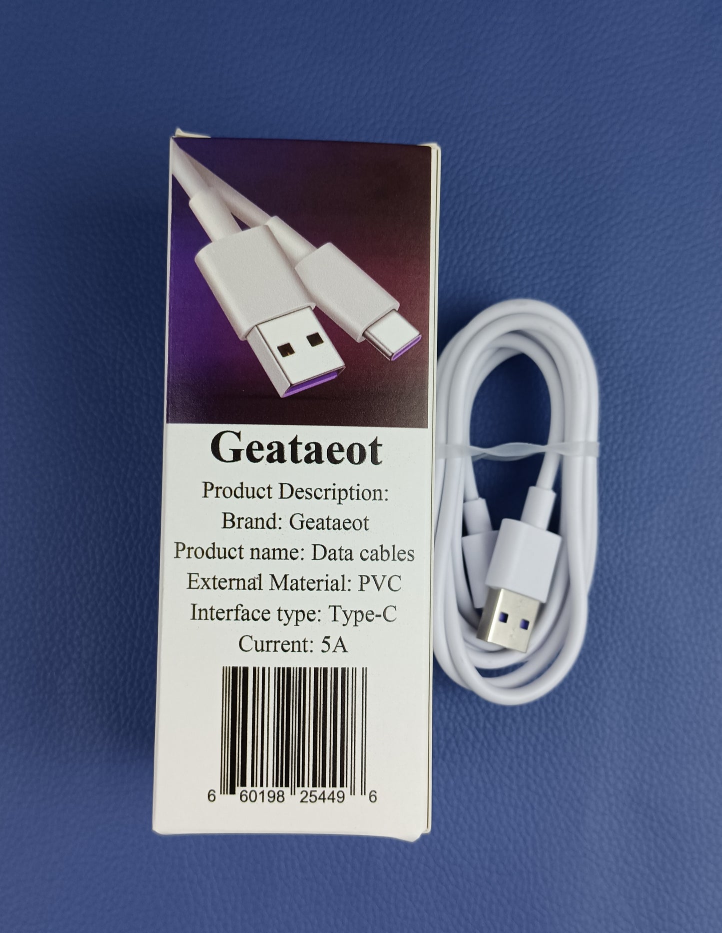 Geataeot Data cables for multi-brand cell phone data cable fast charging universal cell phone charging cable type-c connector