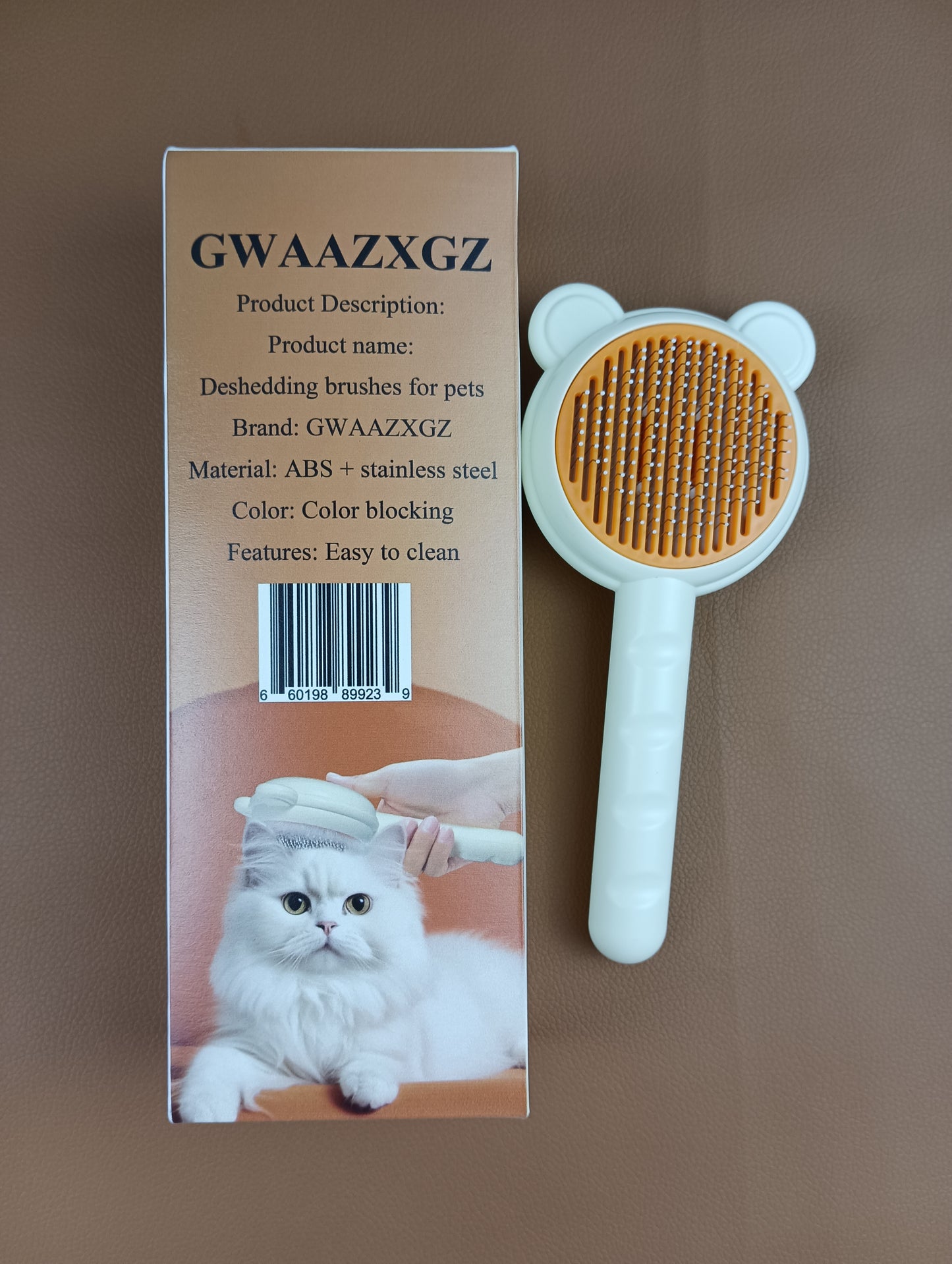 GWAAZXGZ Deshedding brushes for pets universal pet comb pets special de-fluffing brush jerk cat artifact needle comb dog cat long hair portable cleaning supplies