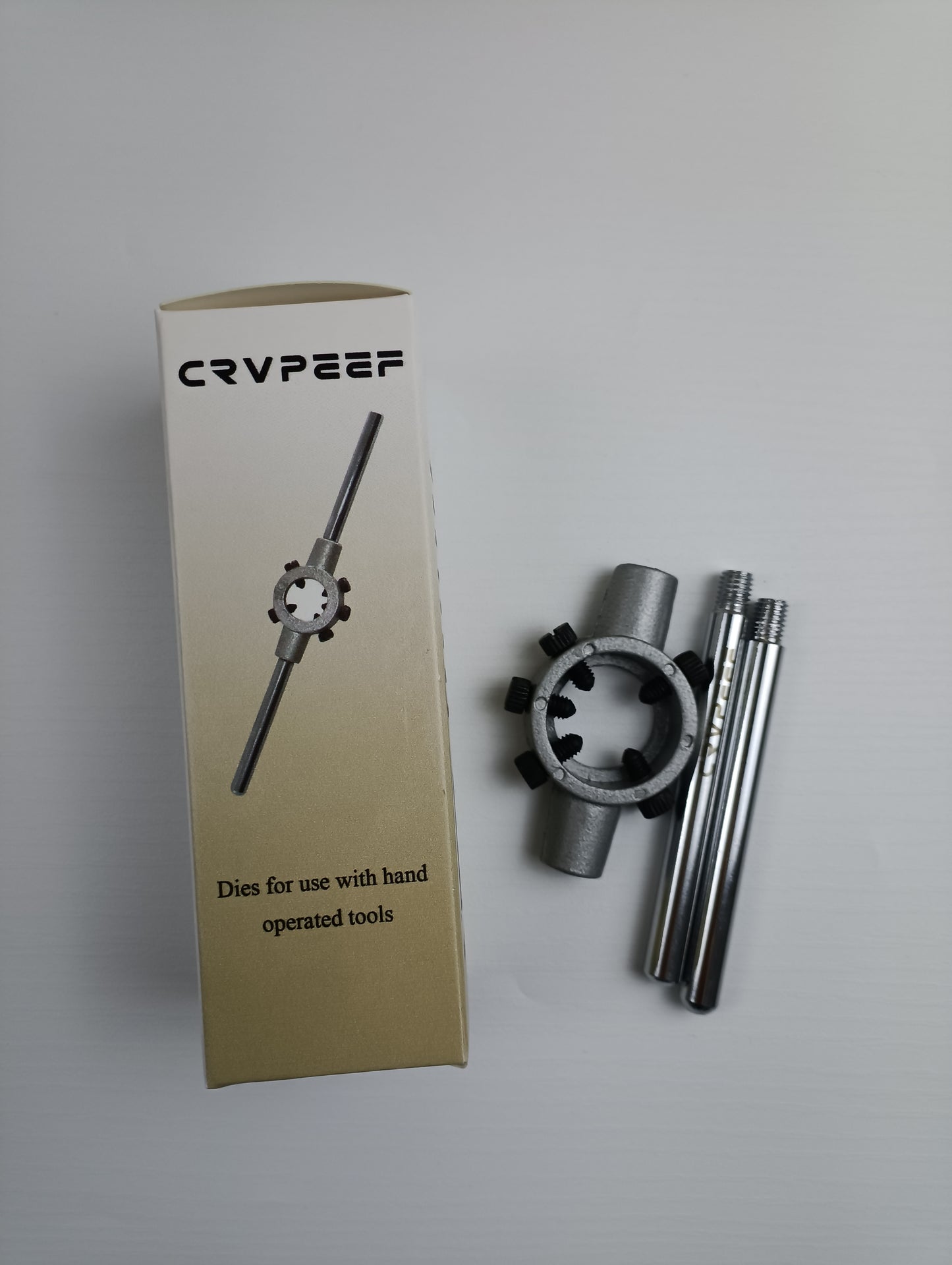 CRVPEEF Dies for use with hand operated tools round slat wrenches stringer metric taps gripper frame tapper manual screws open teeth slat wrench