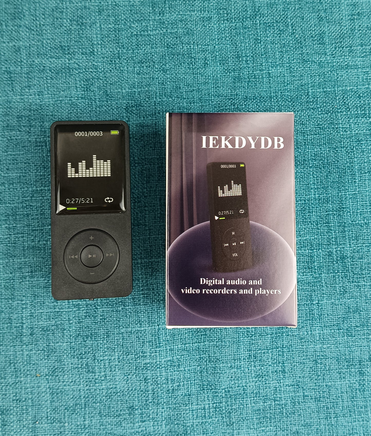 IEKDYDB Digital audio and video recorders and players music player sports English Walkman student listening outside the card slim convenient MP4