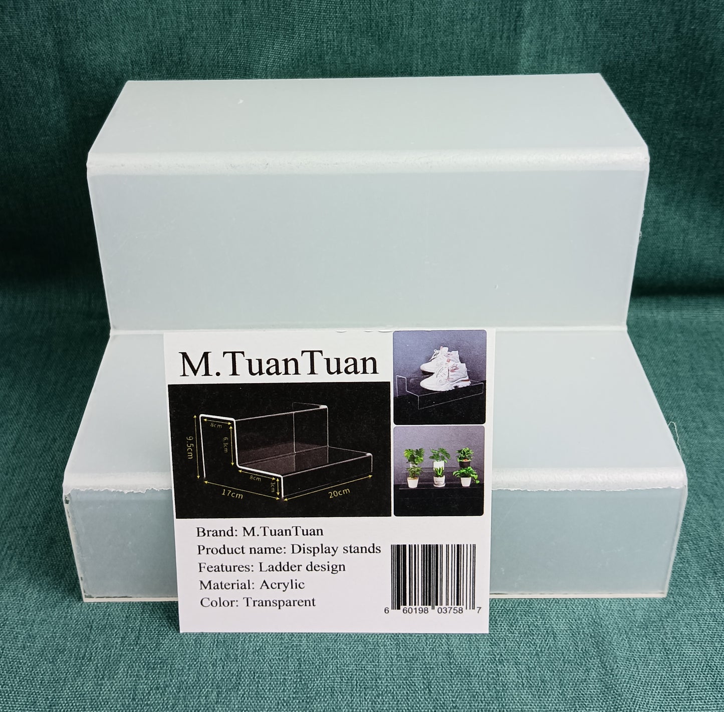 M.TuanTuan Display stands trapezoidal ladder display stand perfume hand puppet cosmetic jade items put on display shelf creative