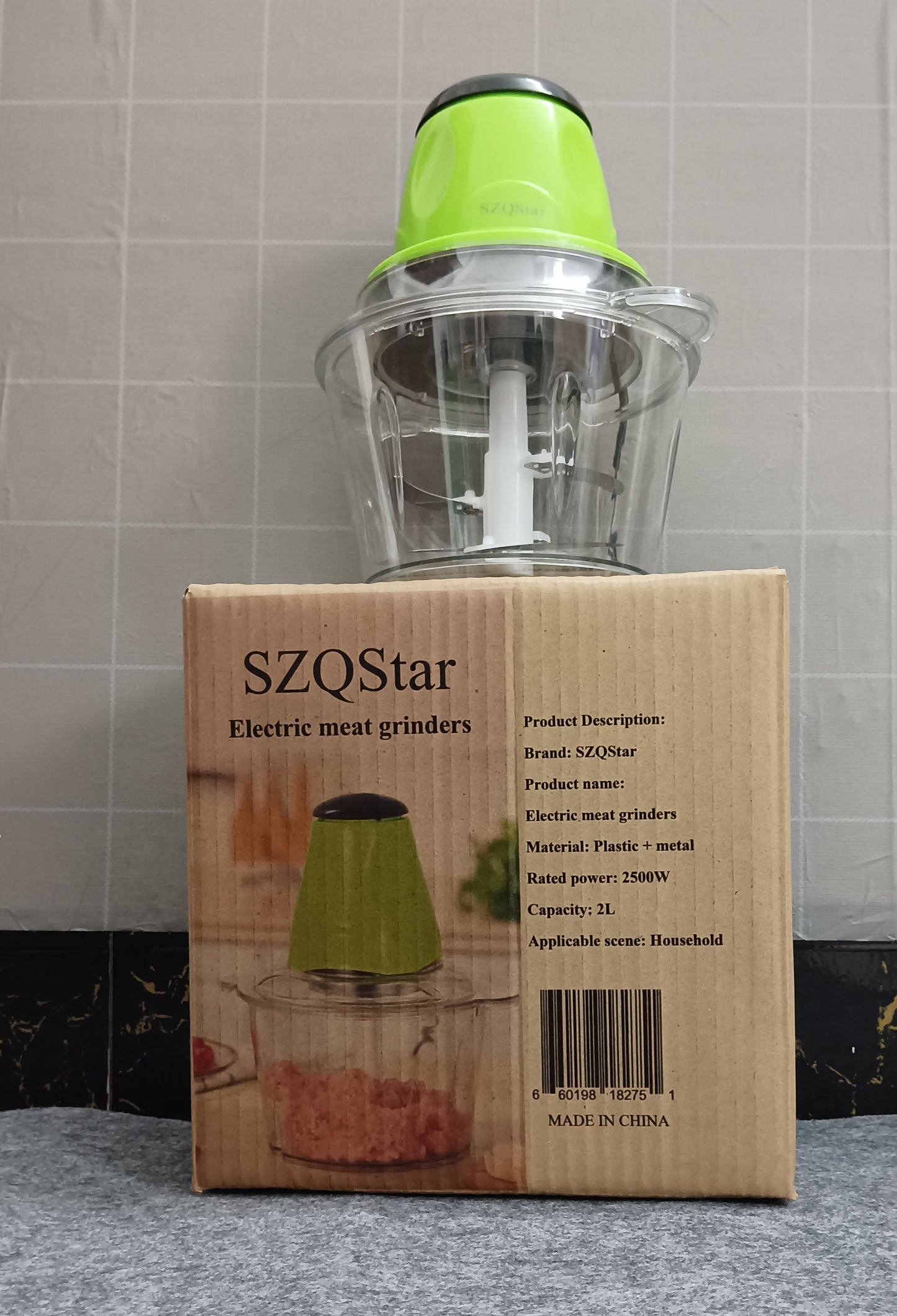 SZQStar Electric meat grinders home electric meat grinder multifunctional cooking machine blender churning stuffing grinder garlic masher chili pepper grinder