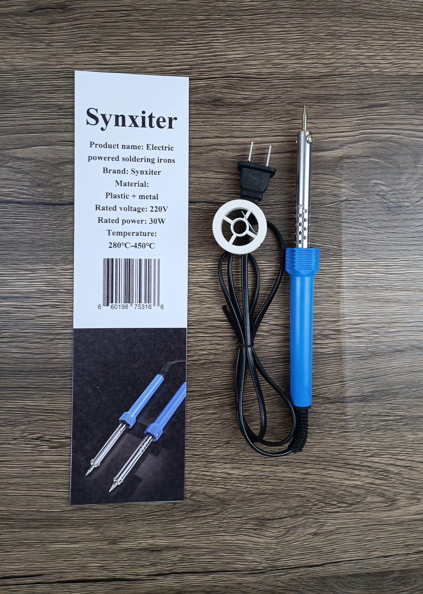 Synxiter Electric Soldering Iron Handmade Household Flower Pot Punching Iron Plastic Bottle Punching Hot Stamping Iron Adjustable Temperature Soldering Pen Soldering Gun Repair Welding Compound Iron Tool