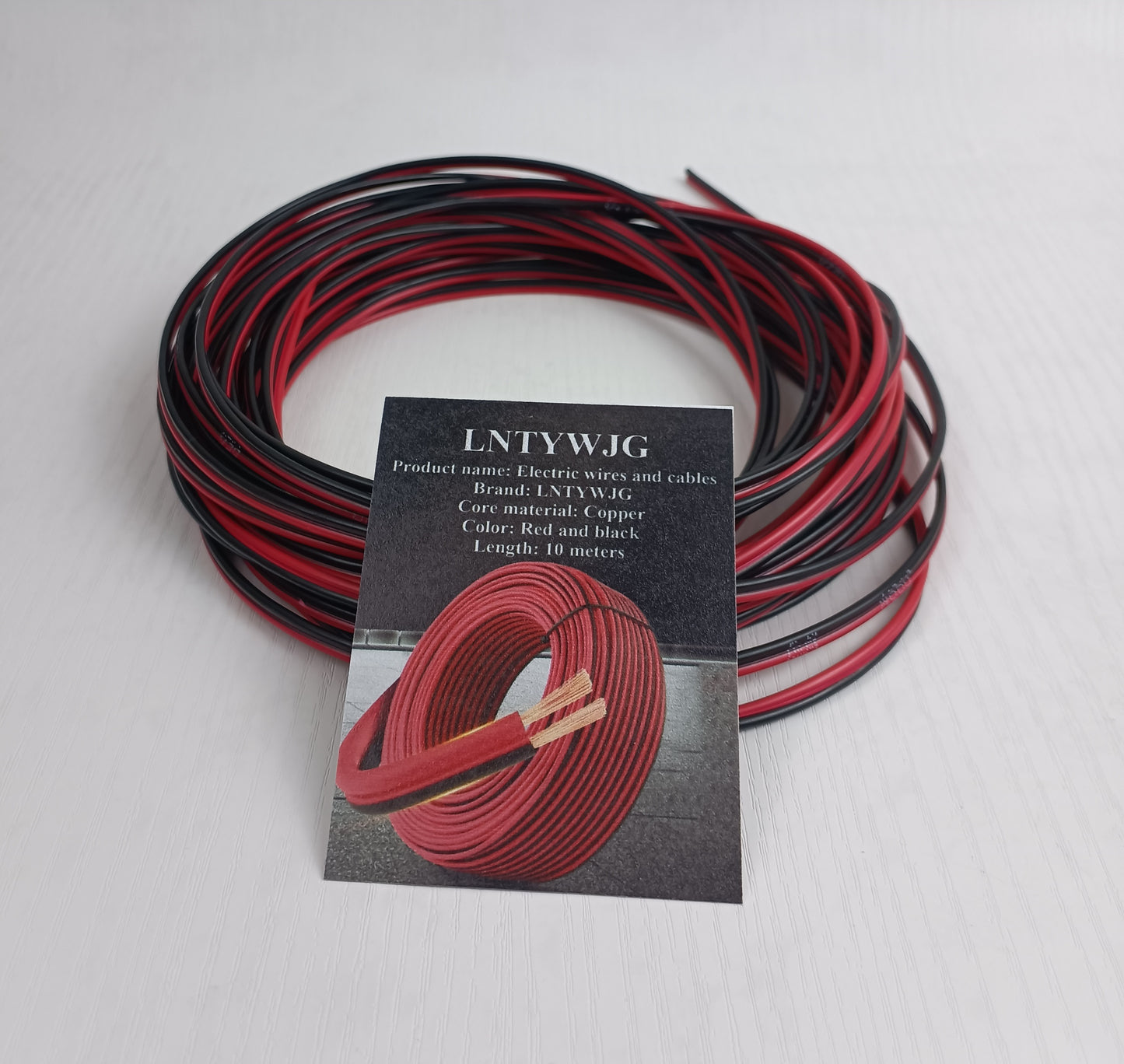 LNTYWJG Electric wires and cables red and black bi-color wires car wires truck car side light special wire audio parallel wire outdoor light bulb power cord universal wire and cable