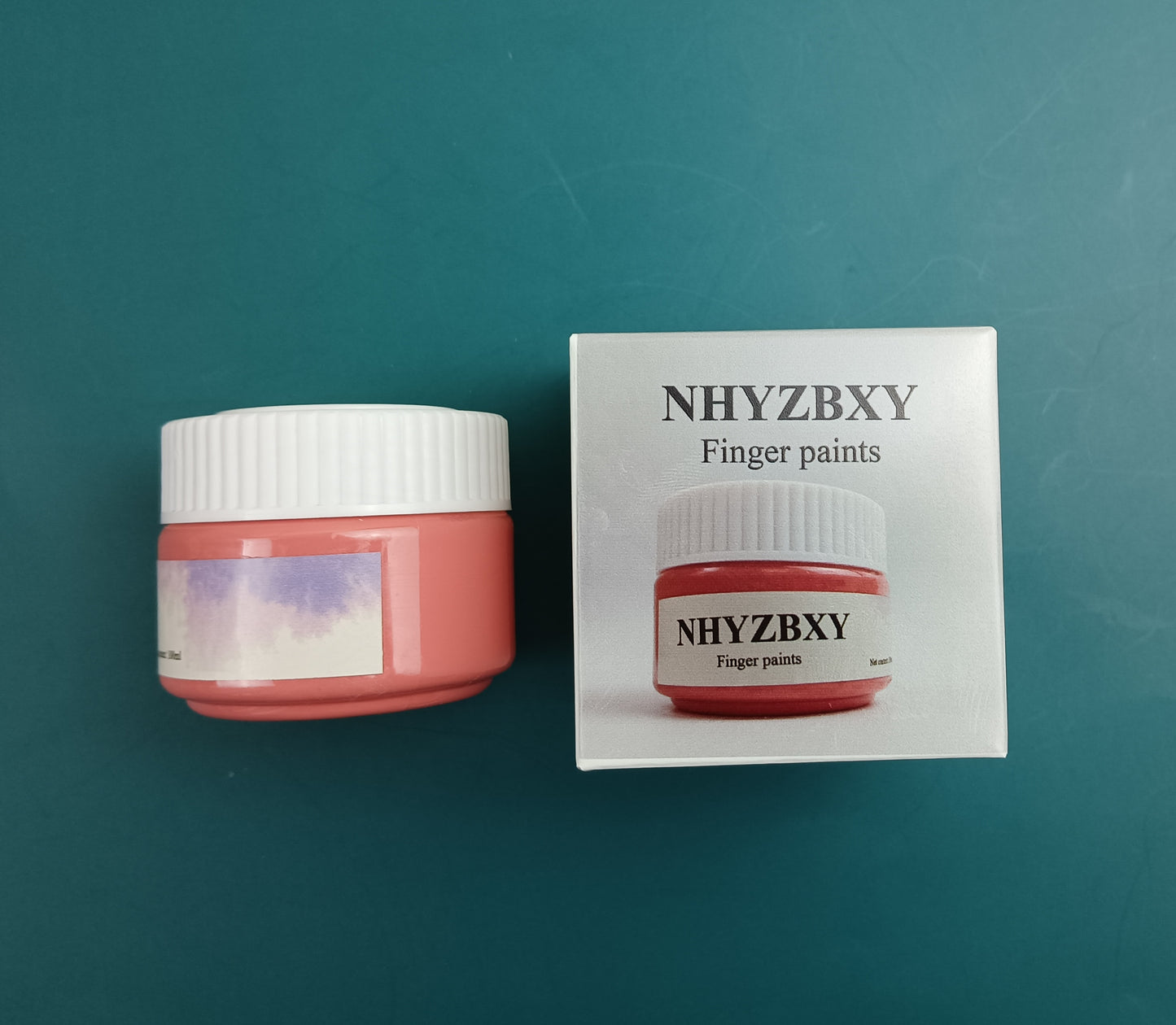 NHYZBXY Finger paints universal gouache paints 100ml cans bottles for beginners art students non-toxic finger paints