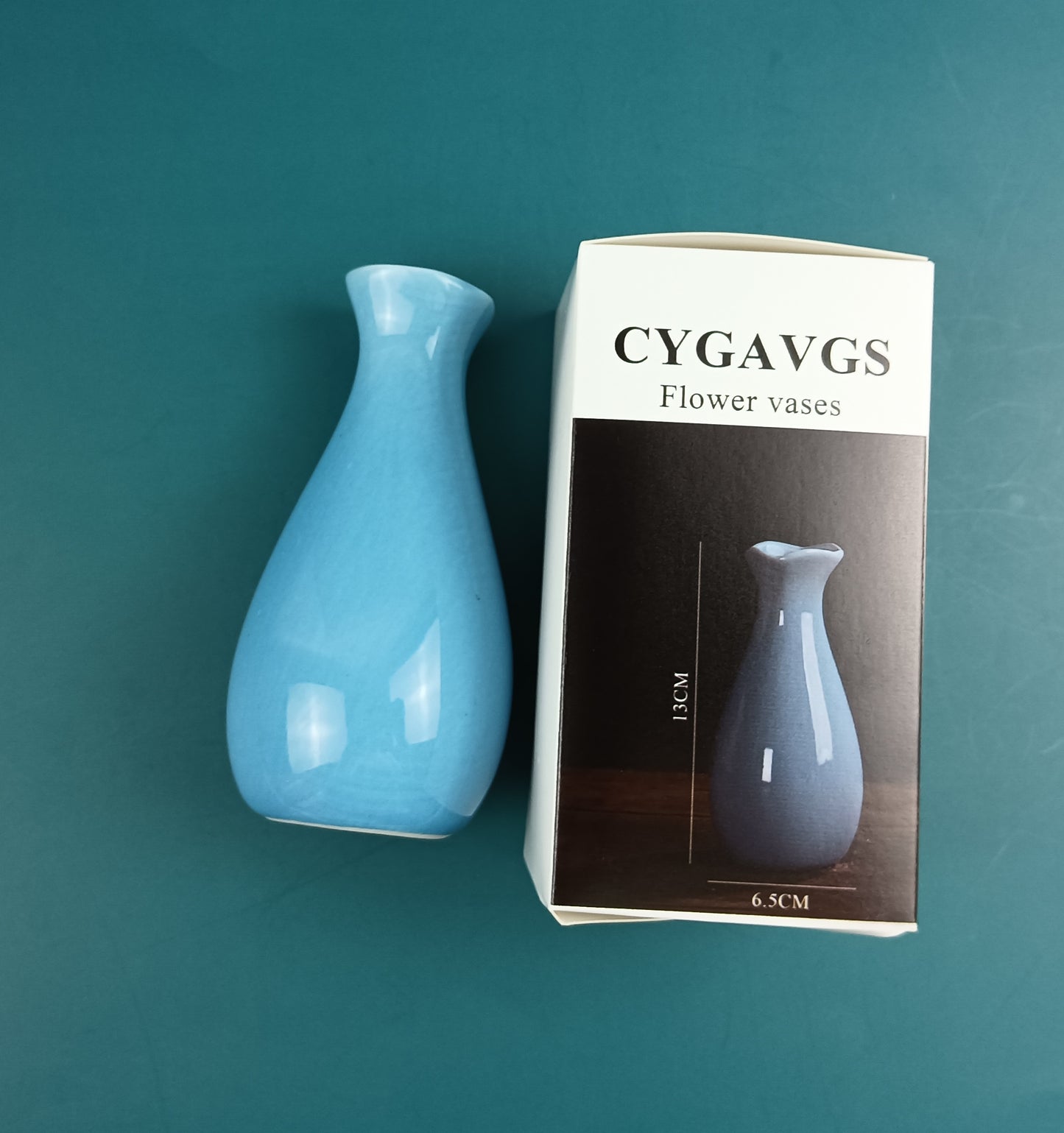 CYGAVGS Flower vases Sky sky sky dried flower arrangement vase ceramic decorations ornaments living room hydroponics solid color florist simple