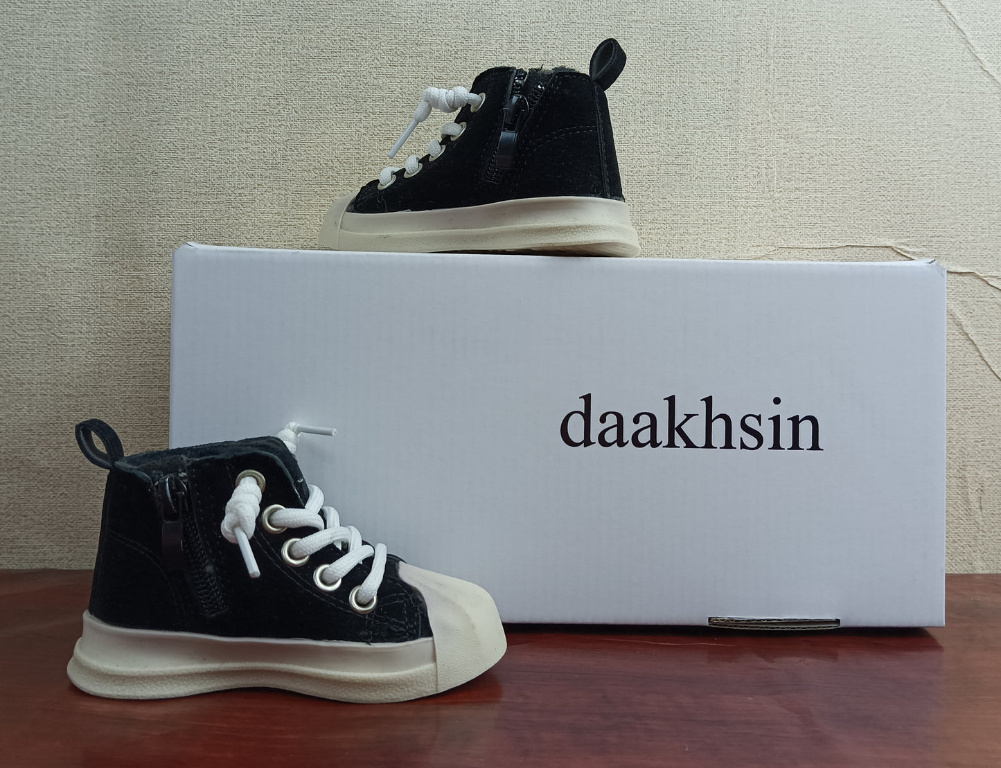 daakhsin Footwear Spring and Autumn new female baby shoes children's soft bottom toddler high top baby single shoes boys shoes