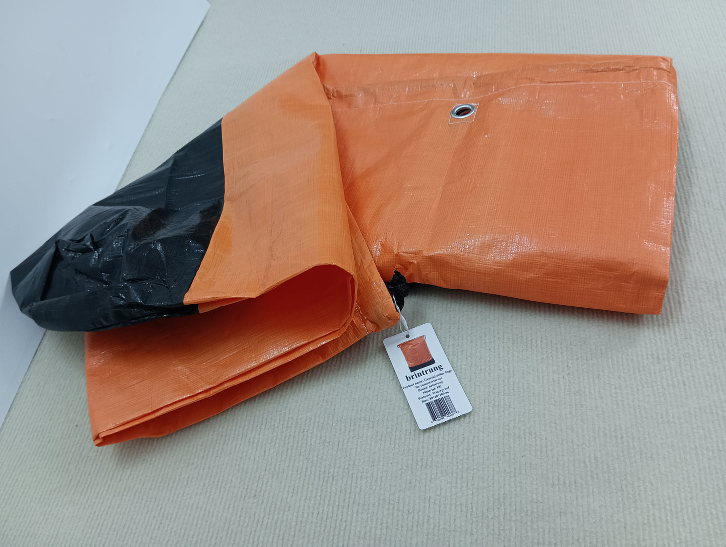 brintrung General utility bags for commercial use items transit environmental protection bags waterproof recycling use moving large thickened wear-resistant woven bags