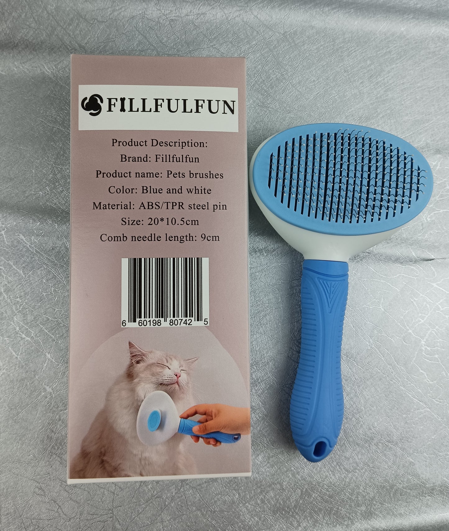 Fillfulfun Grooming tools for pets, namely, brushes Cat Hair Combs Pet Combs Dog Grooming Brush Rabbit Hair Comb Massage To Remove Floating Hair Cat Long Hair Cat Hair Cleaning Magic Tools