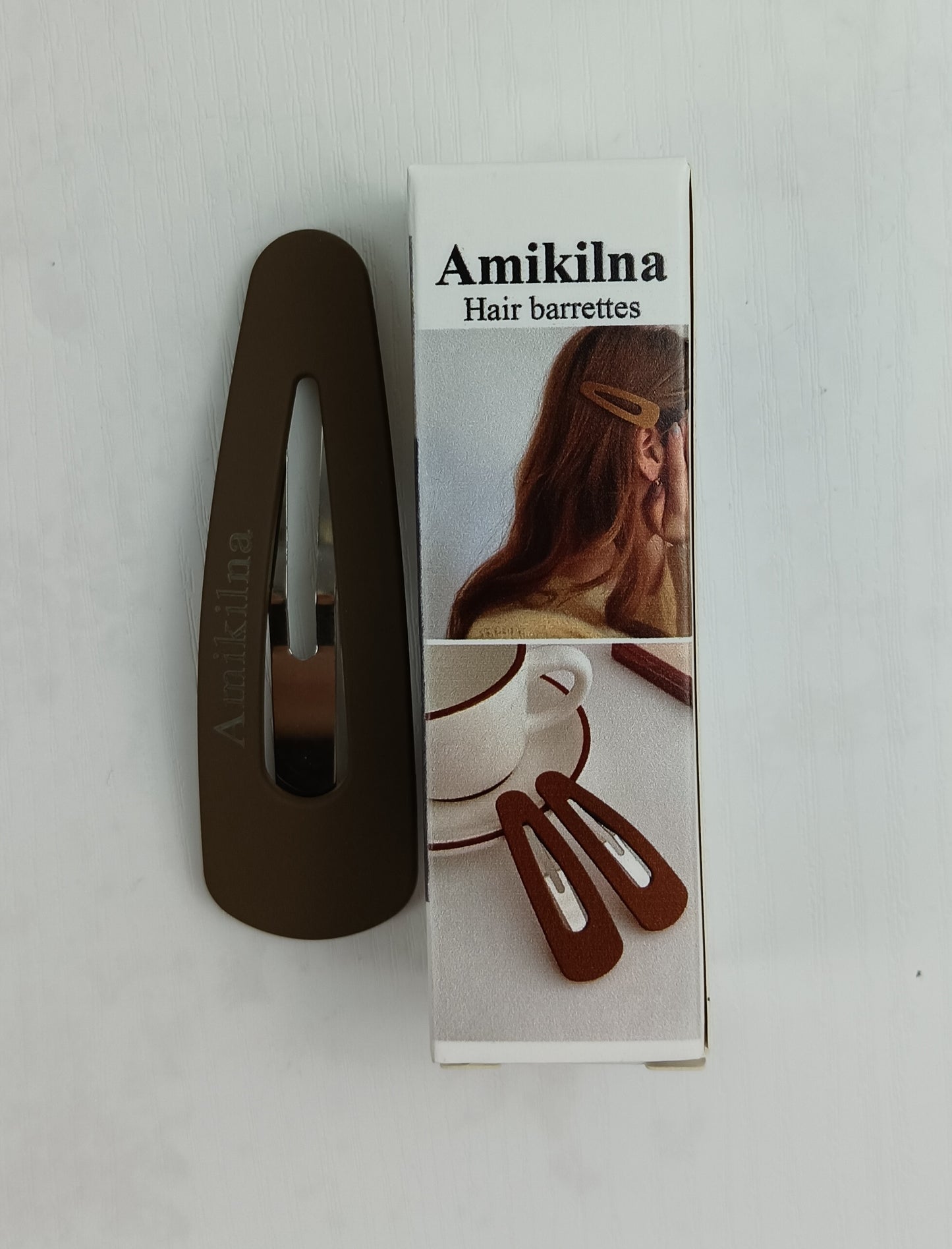 Amikilna Hair barrettes new simple hair clips female side bangs hair clip headdress hair clip side clip hair card