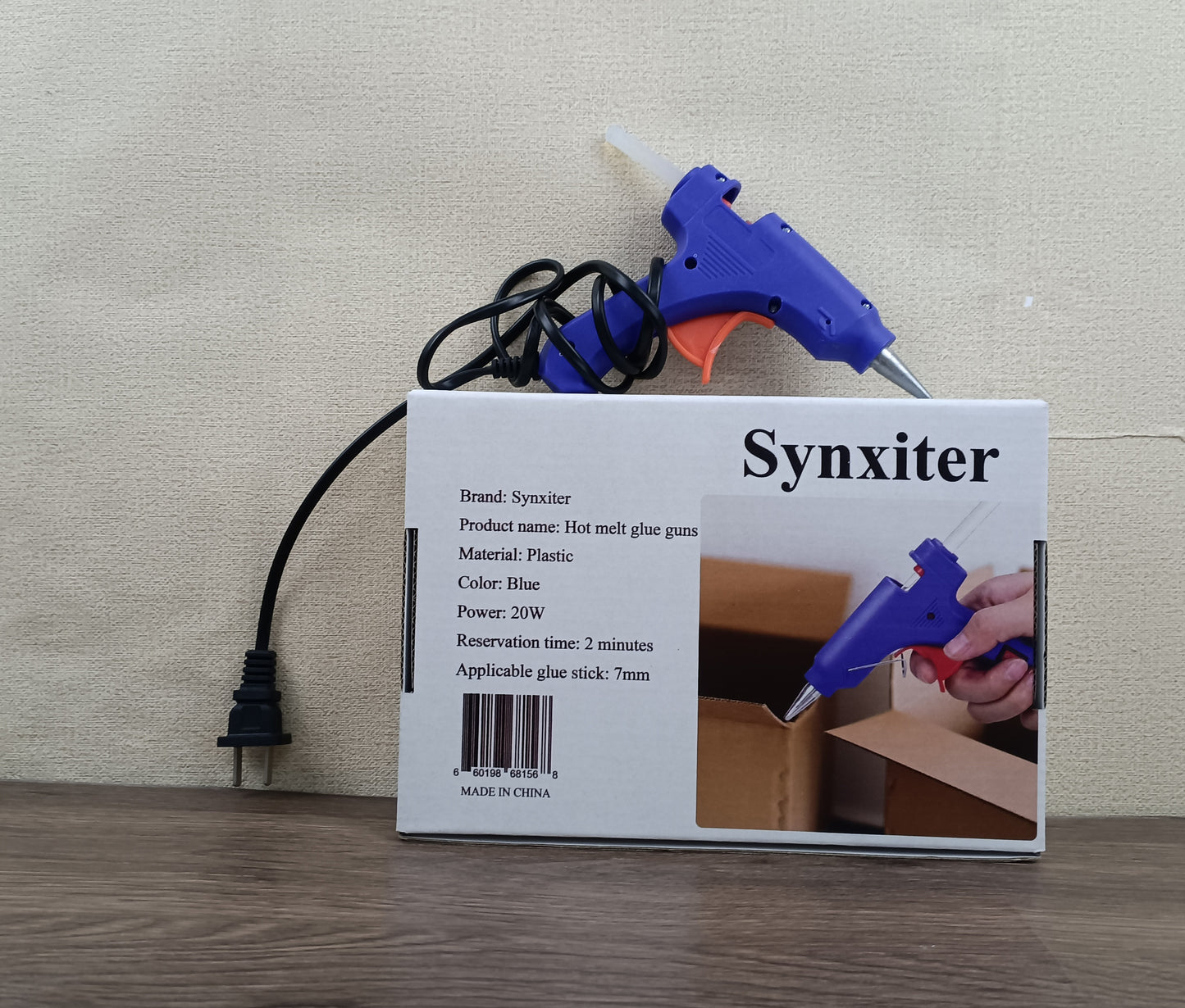 Synxiter Hot melt glue guns hot melt glue gun home crafts universal hot melt glue sticks for kids students mini hot melt gun 7mm glue sticks