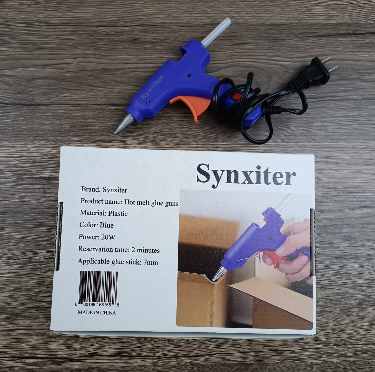 Synxiter Hot melt glue guns hot melt glue gun home crafts universal hot melt glue sticks for kids students mini hot melt gun 7mm glue sticks