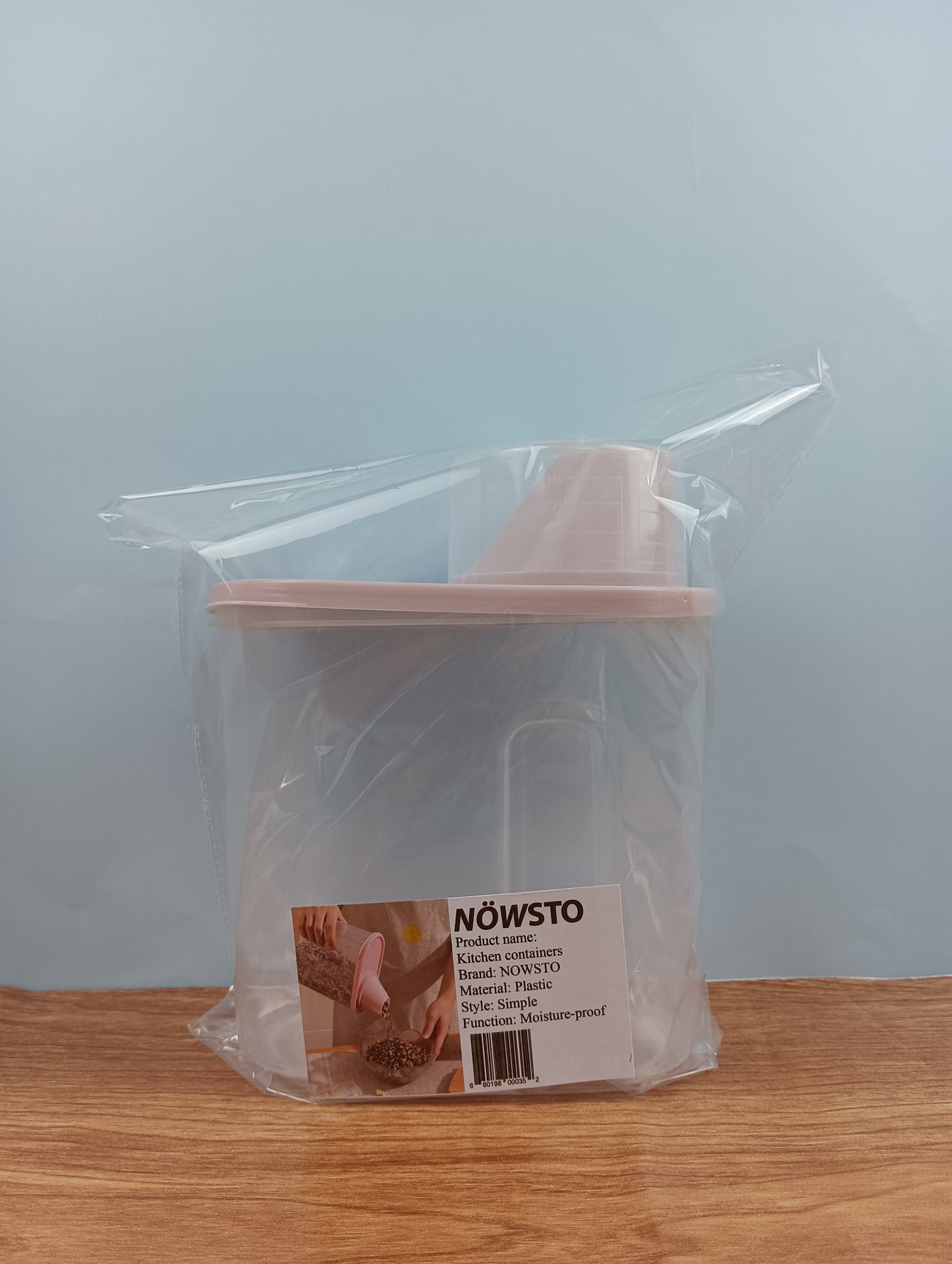 NOWSTO Kitchen containers Mixed Grain Rice Bucket Sealed Moisture Proof Insect Proof Grain Organizer Kitchen Storage Boxes Storage Rice Tanks Jars Grain Boxes Kitchen Containers