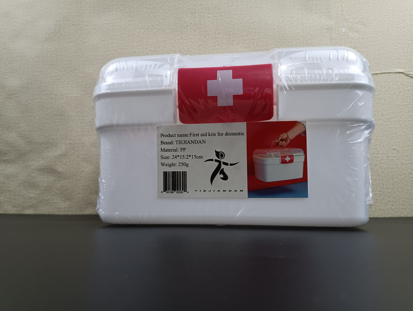 TIEJIANDAN First aid kits for domestic or other non-professional use household medicine box large capacity medical box medicine organizer multi-layer first aid kit portable student handheld medical kit