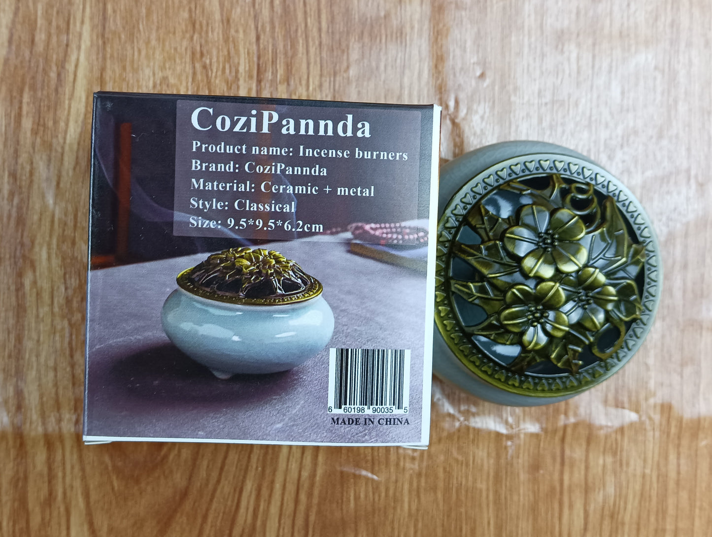 CoziPannda Incense burners incense burner ceramic home indoor mugwort incense burner for Buddha incense burner creative ornaments incense mosquito incense tray to incense burner