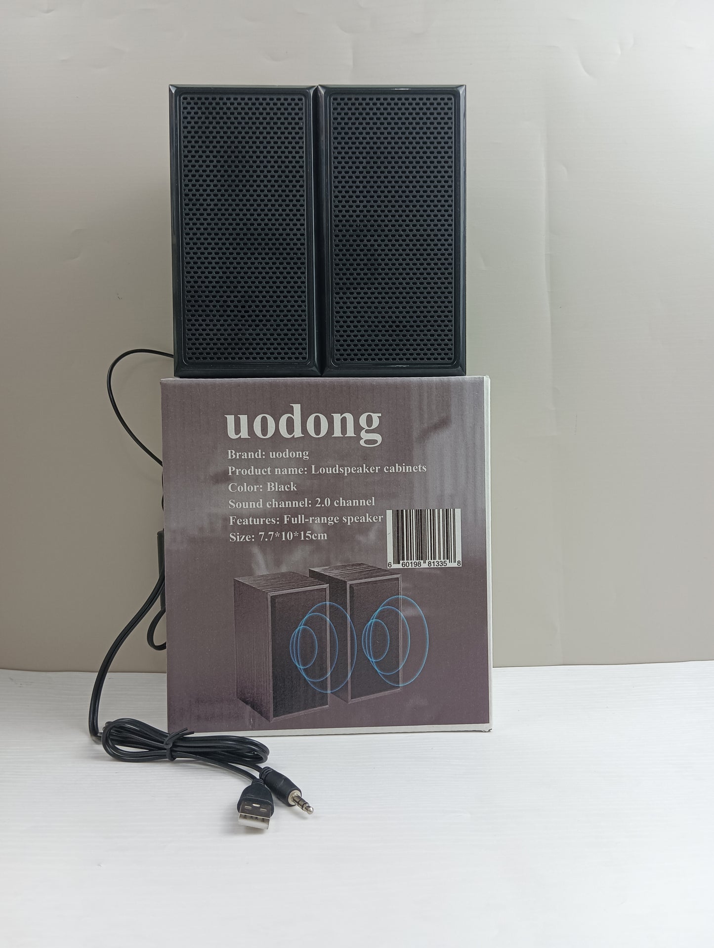 uodong Loudspeaker cabinets wired computer audio home desktop laptop universal small speakers wired desktop subwoofer speaker