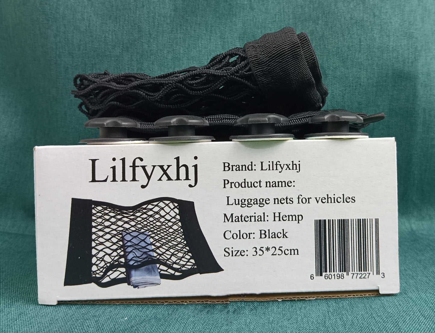 Lilfyxhj Luggage nets for vehicles camping car mesh pocket camper stretch mesh outdoor trailer stroller bag cart camper mesh with mesh bag fixing