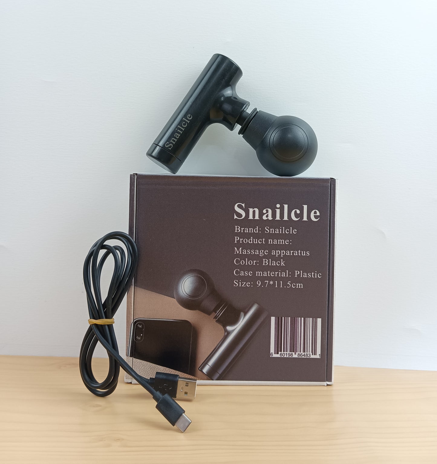 Snailcle Massage apparatus Mini Fascia Gun Handheld Fascia Gun Full Body Muscle Relaxation Massager Multifunctional Stress Relief Artifacts