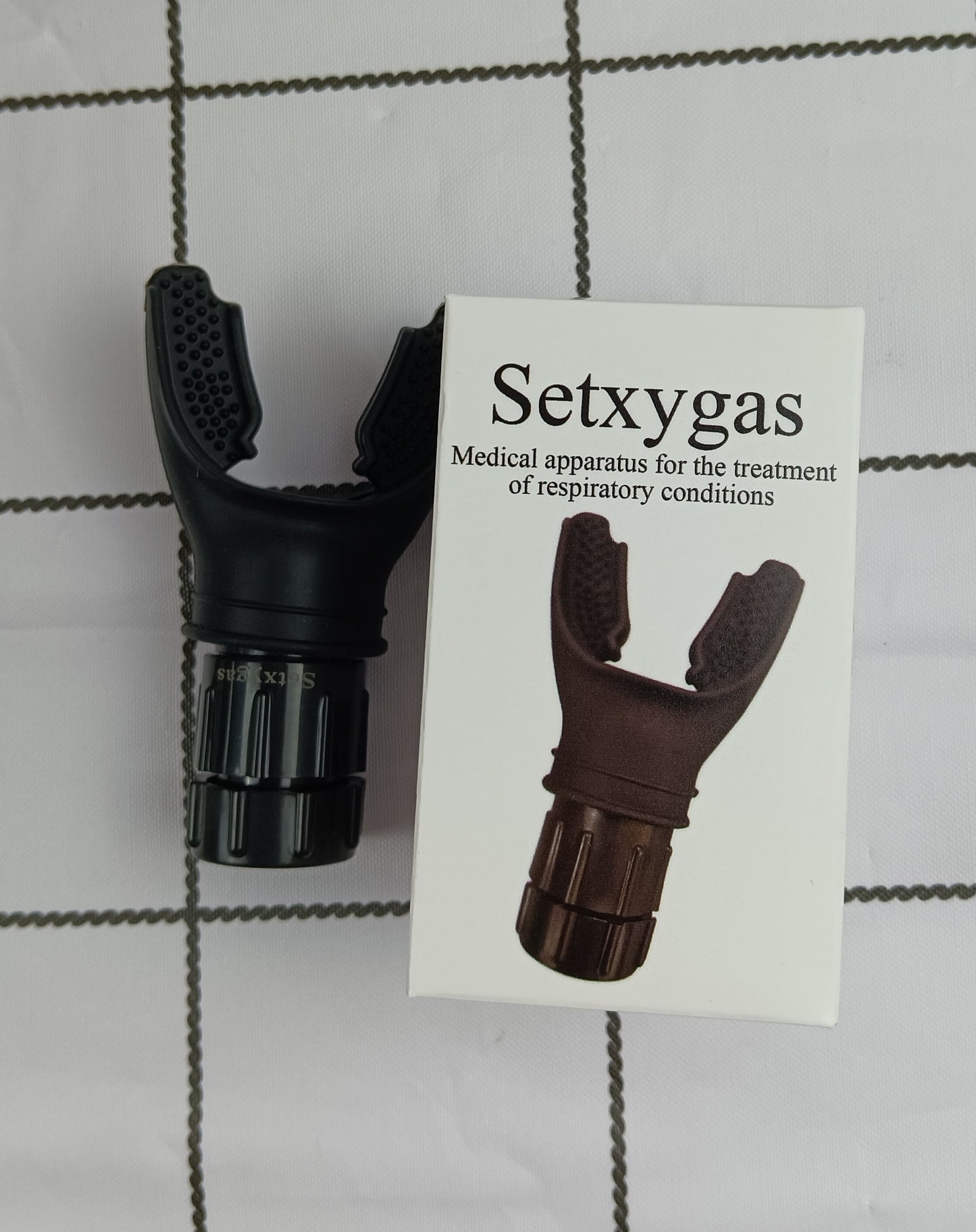 Setxygas Medical apparatus for the treatment of respiratory conditions Convenient and portable abdominal bite mouth breathing trainer slow resistance strengthens lung function enhances lung capacity high resistance exercises