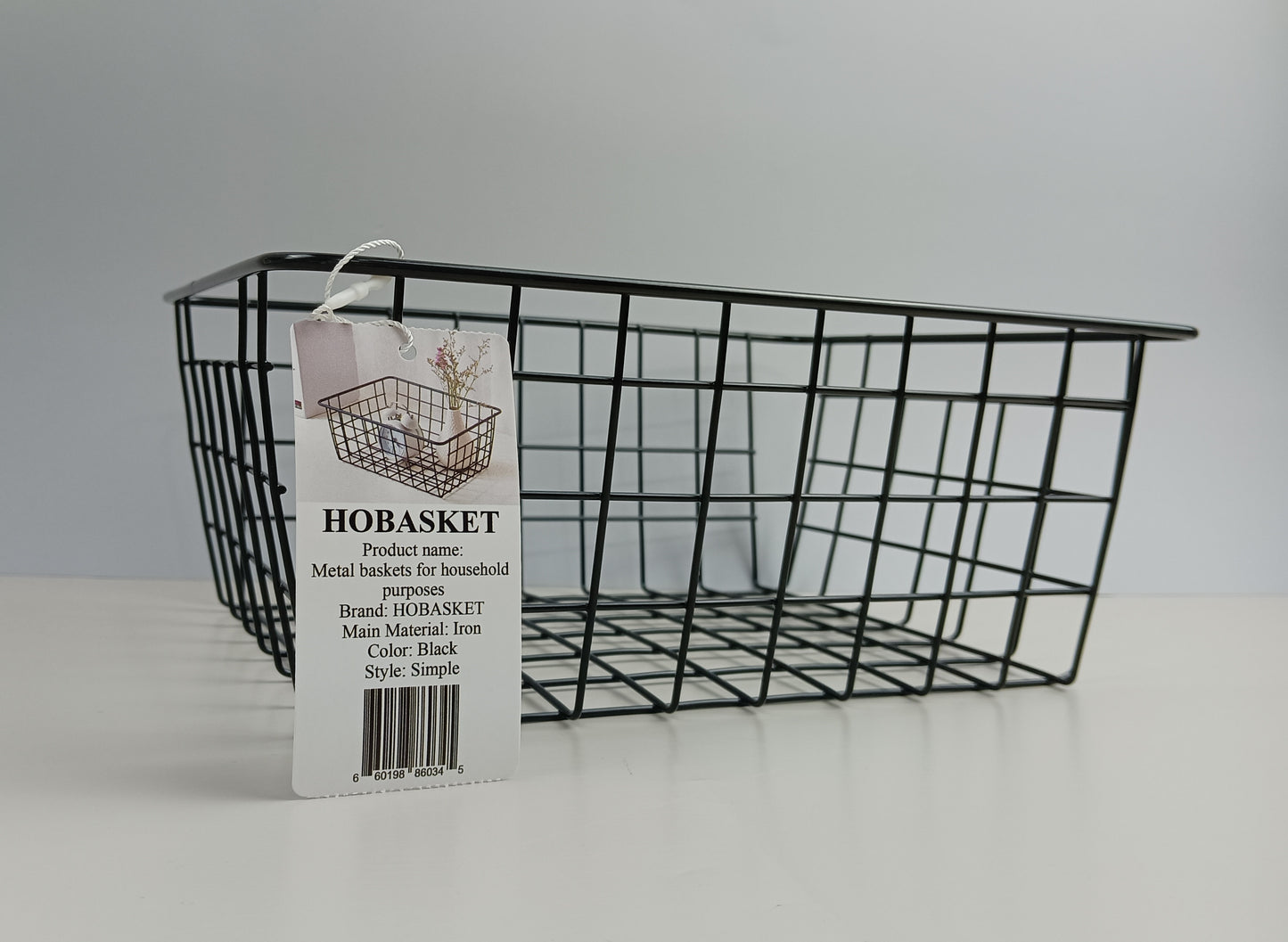 HOBASKET Metal baskets for household purposes Craft storage baskets metal storage baskets dormitory essentials sundry cosmetics organizing baskets storage boxes shelving baskets