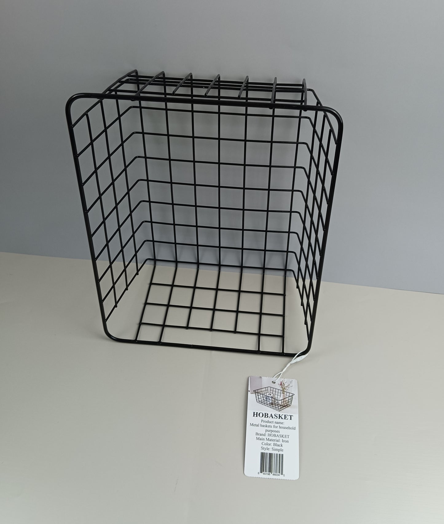 HOBASKET Metal baskets for household purposes Craft storage baskets metal storage baskets dormitory essentials sundry cosmetics organizing baskets storage boxes shelving baskets