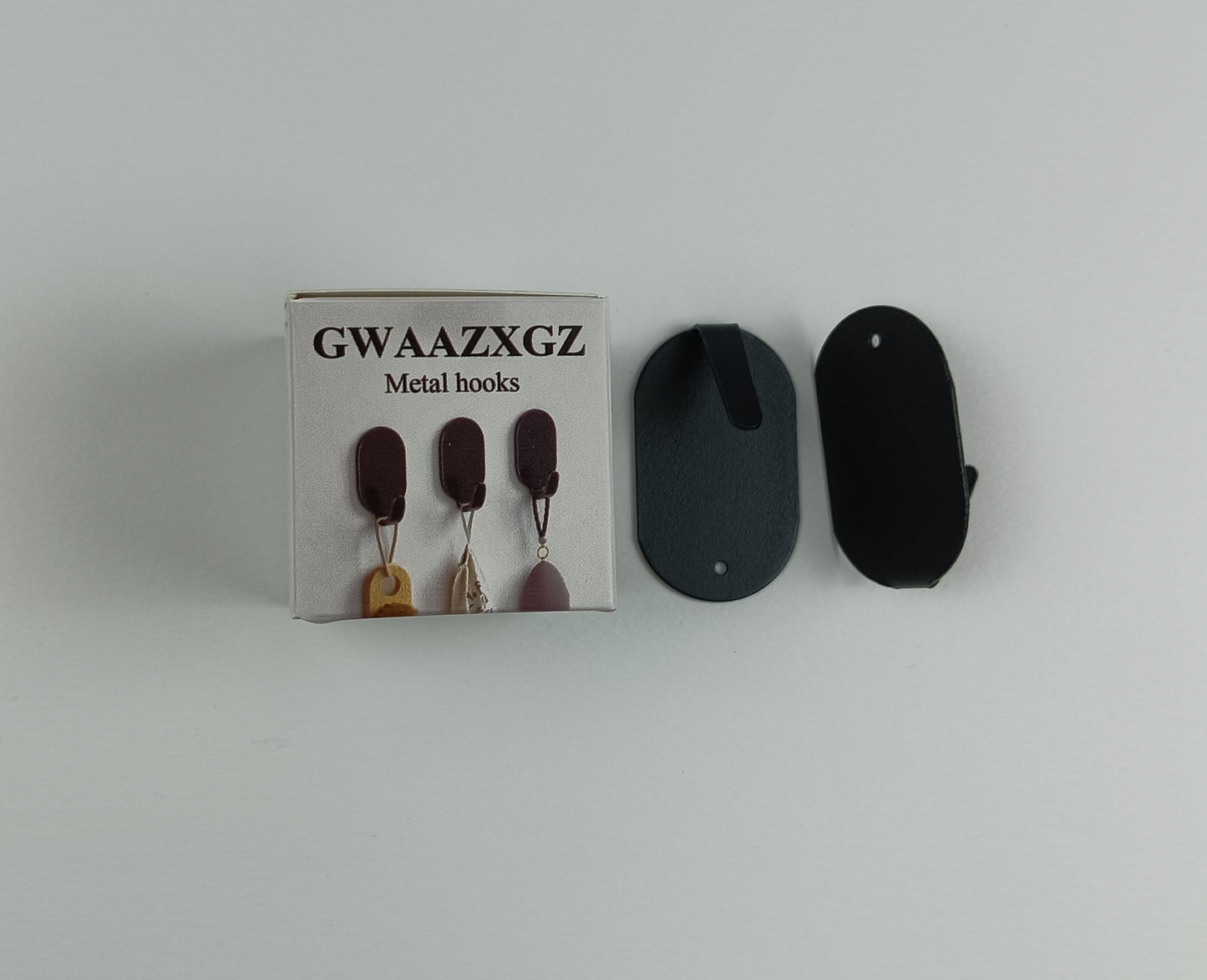 GWAAZXGZ Metal hooks stainless steel single hooks solid single hooks screw fastened heavy duty perforated small wall mounted coat hooks hooks for cloaks