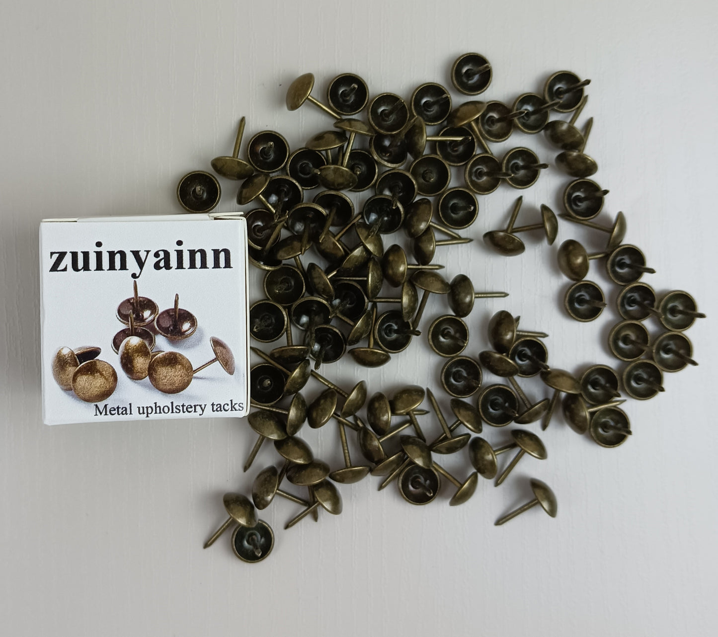 zuinyainn Metal upholstery tacks bubble nail studs studs big head studs round head sofa nails universal decorative studs drum nails decorative nails curtain nails press studs furniture