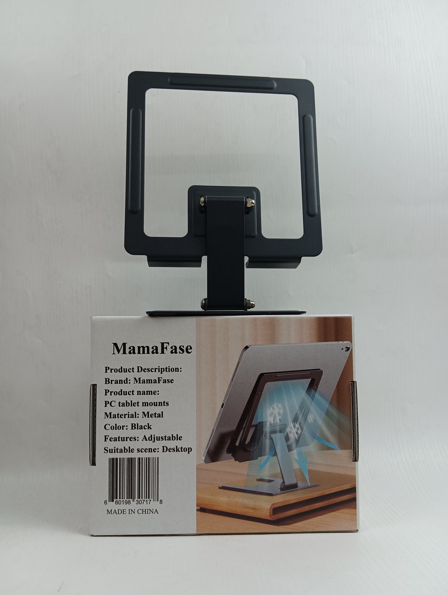 MamaFase PC tablet mounts universal cell phone stand desktop lifting folding rotating lazy stand tablet universal live catching up