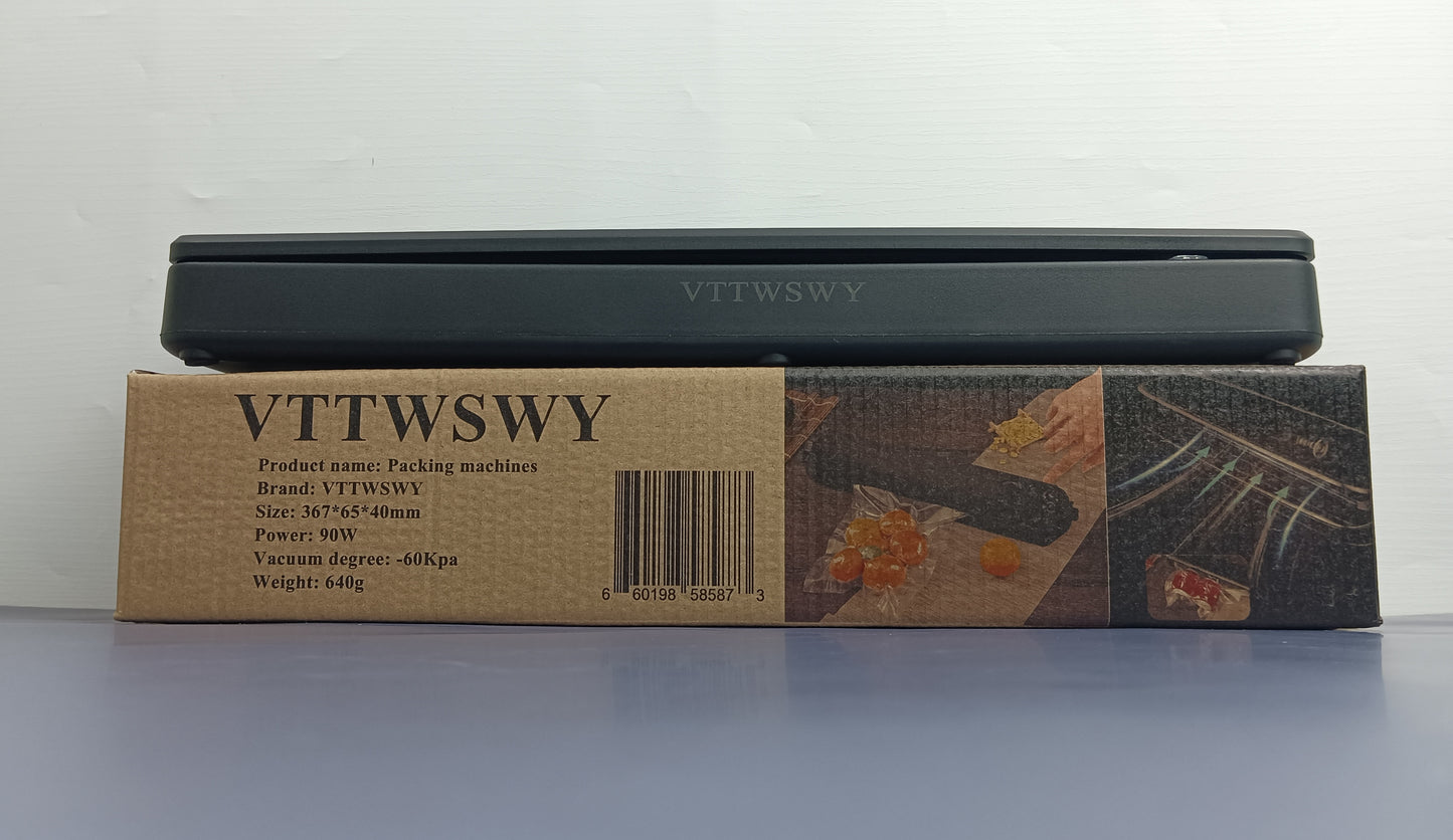 VTTWSWY Packing machines Vacuum sealing machine small food automatic preservation machine home food packaging vacuum machine wet and dry