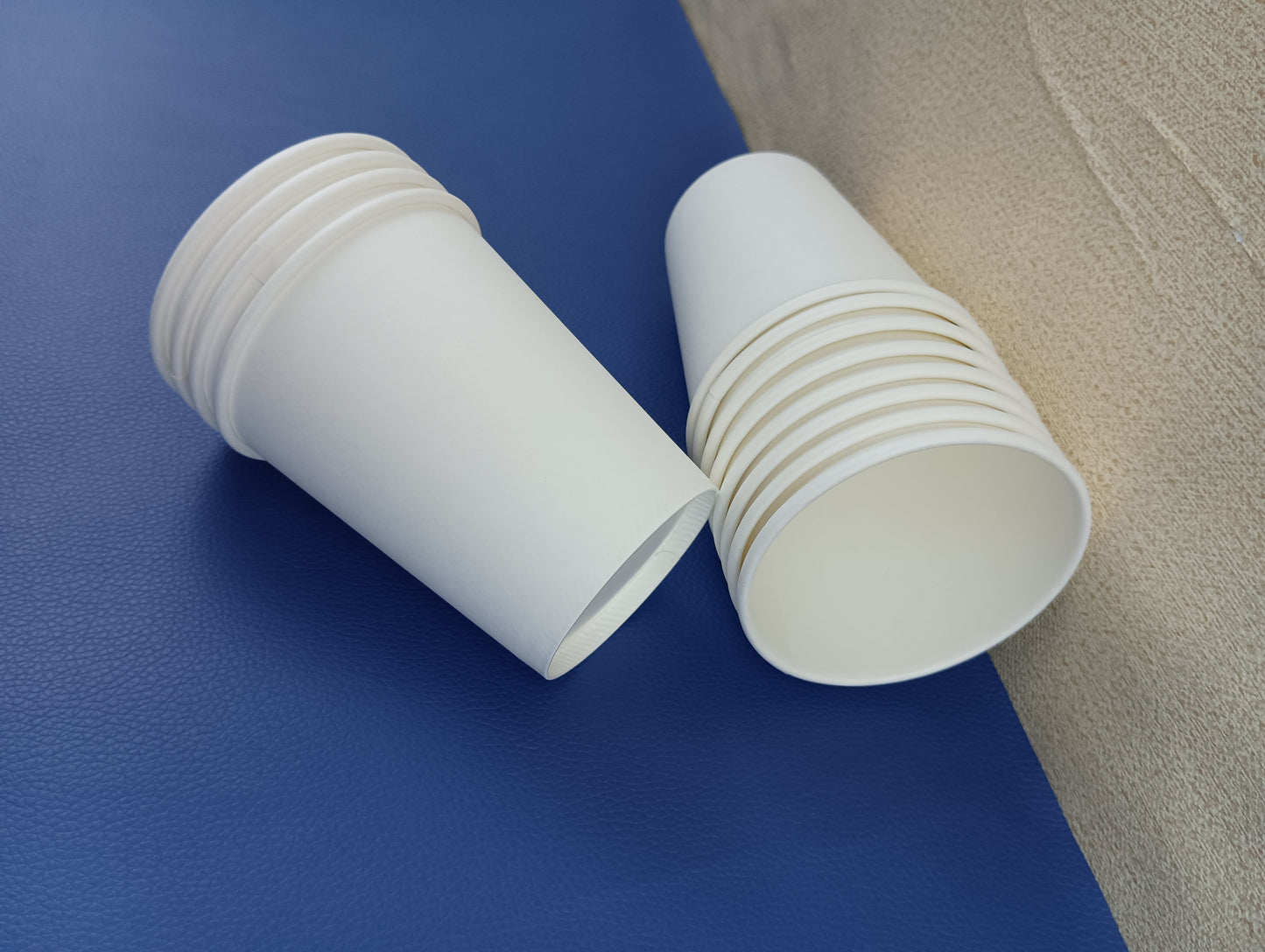 Sxbhfuj paper cups thickened 250ml pure white paper cups disposable cups water cups household handmade kindergarten environmental graffiti