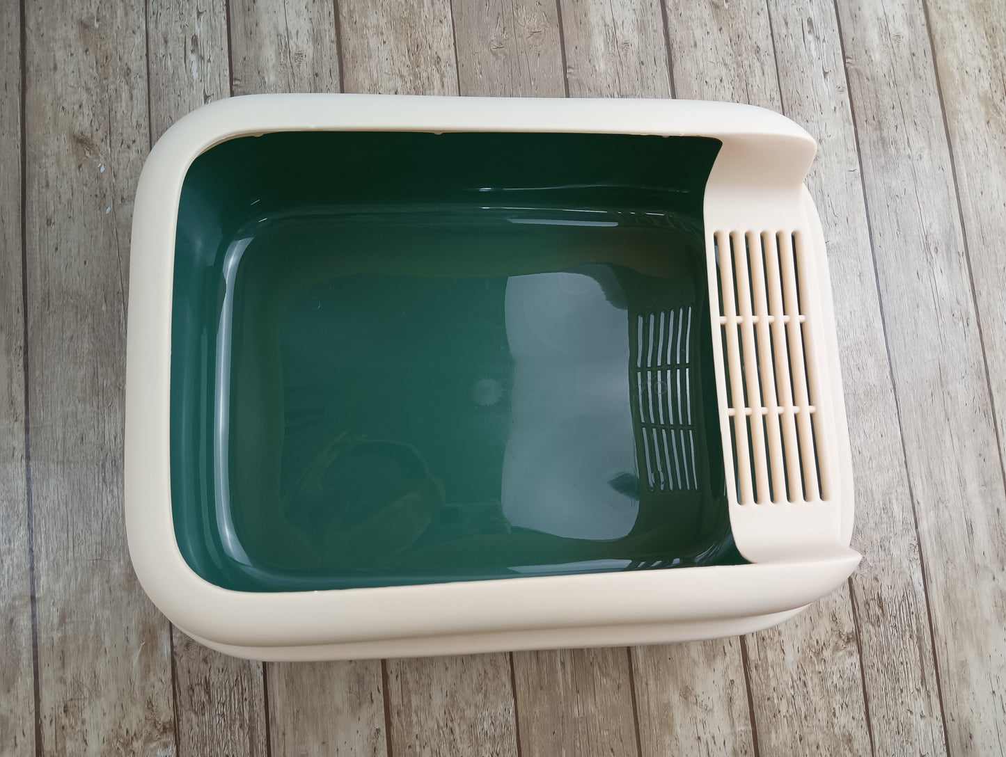 Ecogxhgx Pet litter boxe cat litter box cat litter box extra large anti-splash with litter open cat litter box full semi-enclosed kitten supplies