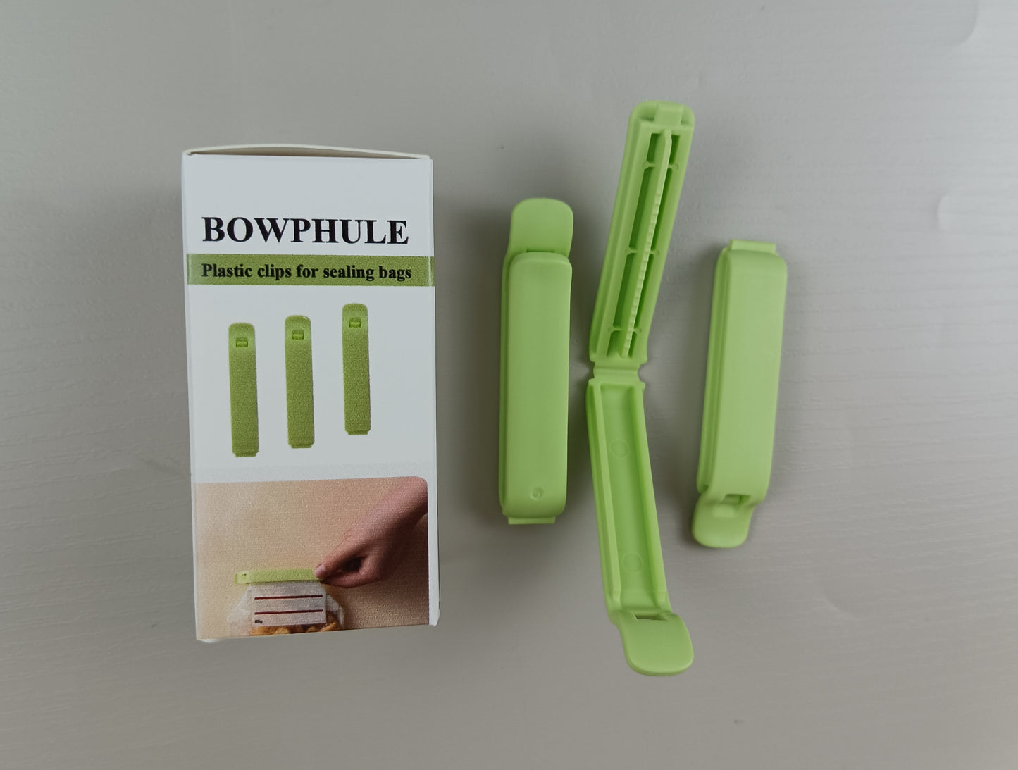 BOWPHULE Plastic clips for sealing bags sealing clips plastic household kitchen food bags food clips food clips snack clips large sealing clips