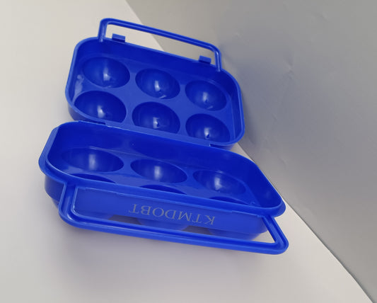 KTMDOBT Plastic egg holders for domestic use Outdoor Portable Egg Carton Drop-proof Shock-proof Protective Storage Carton for Eggs Plastic Egg Tray Camping Picnic Shatter-proof