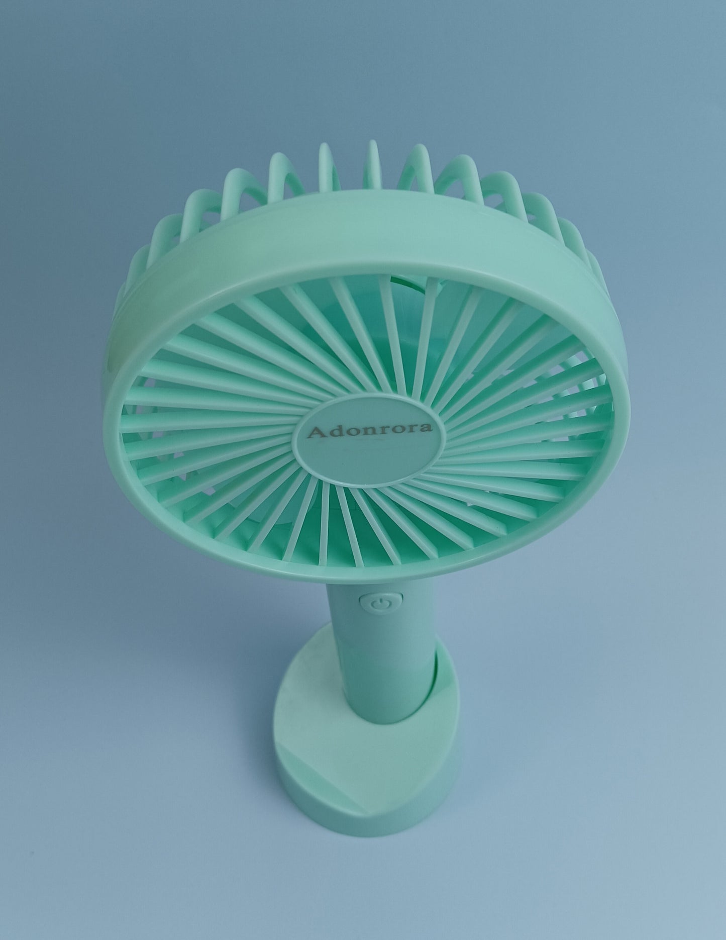 Adonrora Portable electric fans handheld small fan mini portable desktop dormitory mute big wind portable usb charging