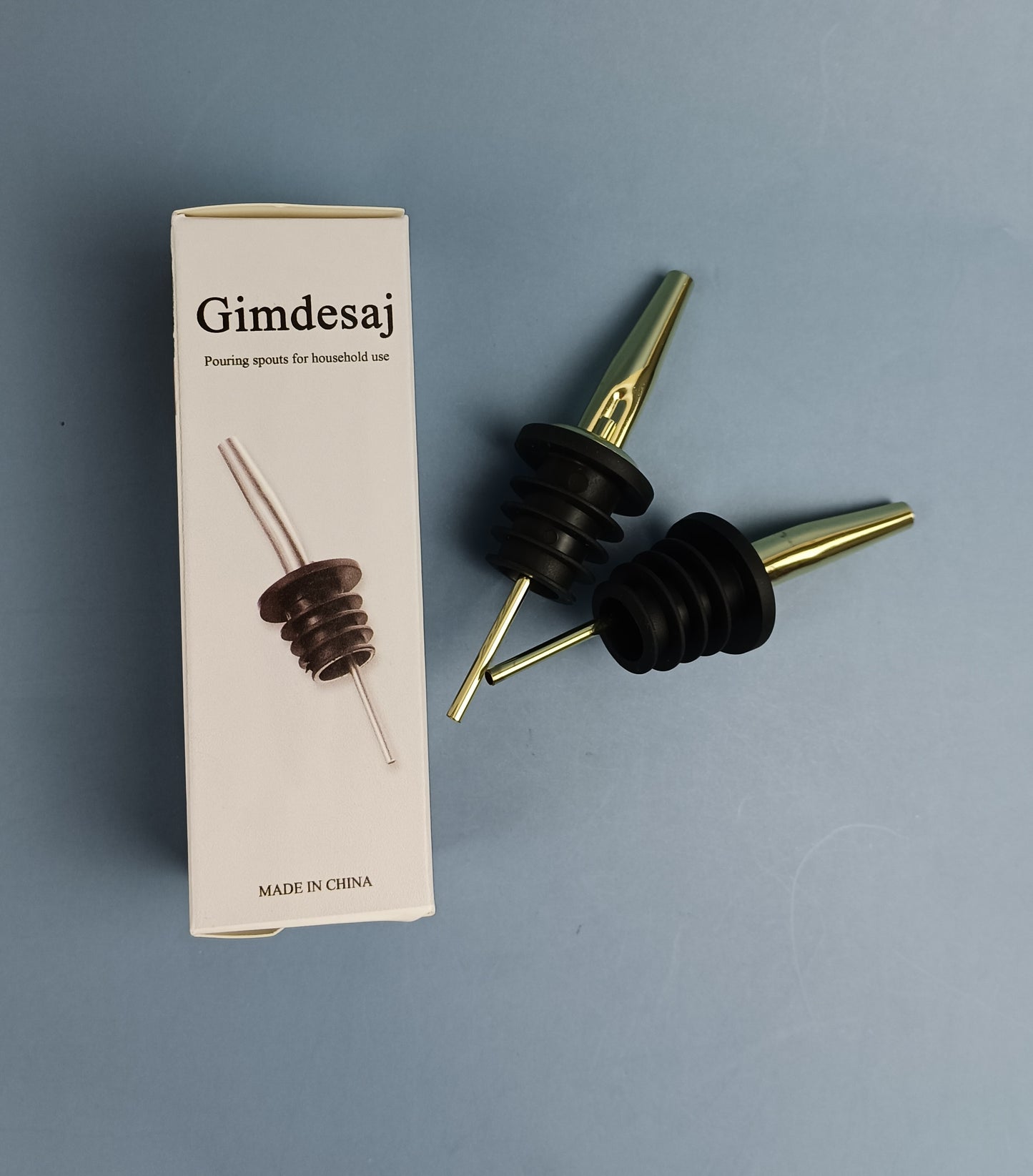 Gimdesaj Pouring spouts for household use Stainless steel pourer pouring oil pourer pouring water pouring spout wine bottle stopper mixing bottle spout wine spout red wine wine wine stopper preservation pourer